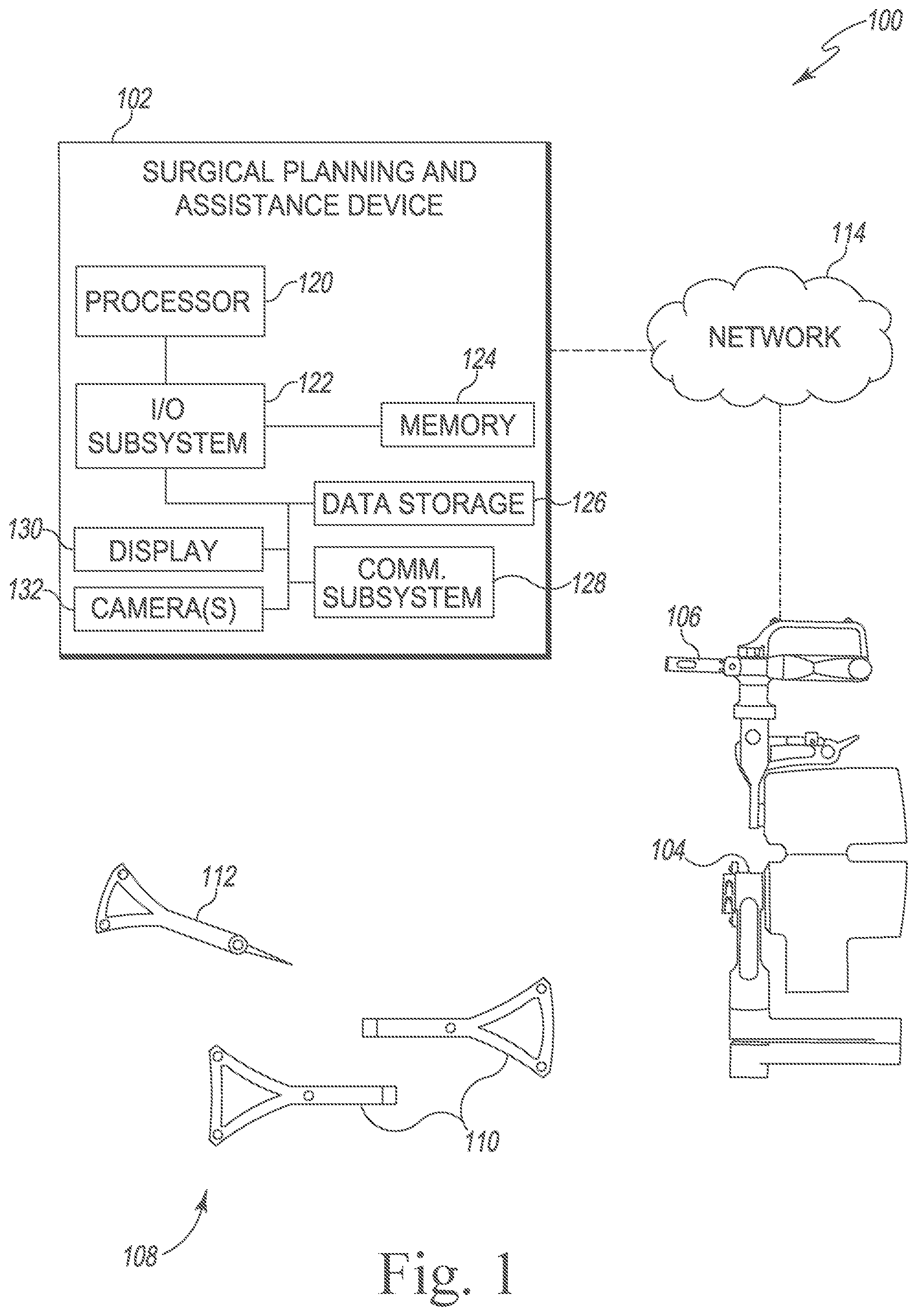 Patent US12564446 — Systems and methods for planning and assisting orthopaedic surgical procedures — Figure 1
