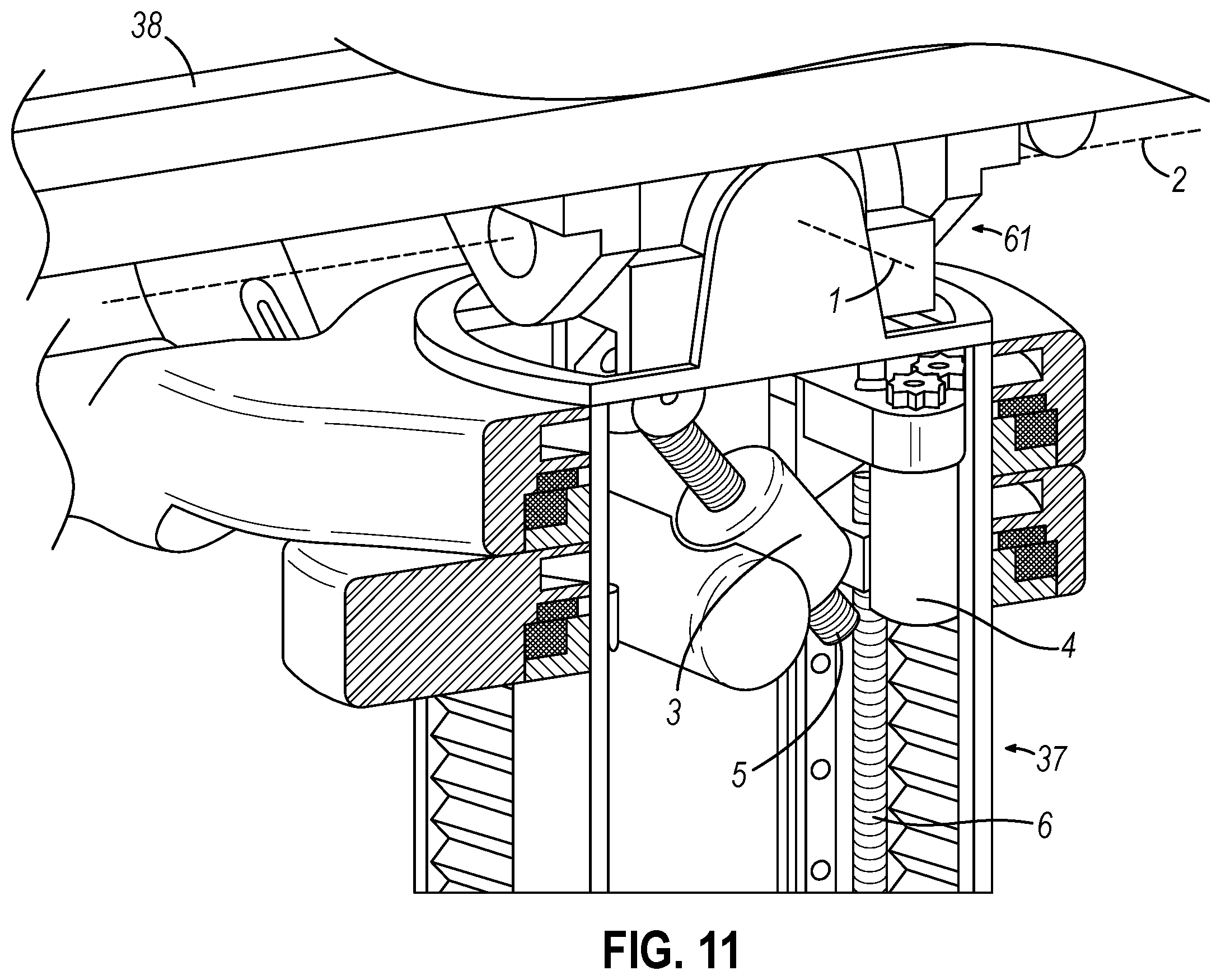 Patent US12564456 Figure 11 – Modular colpotomy cup component for robotically controlled uterine manipulator