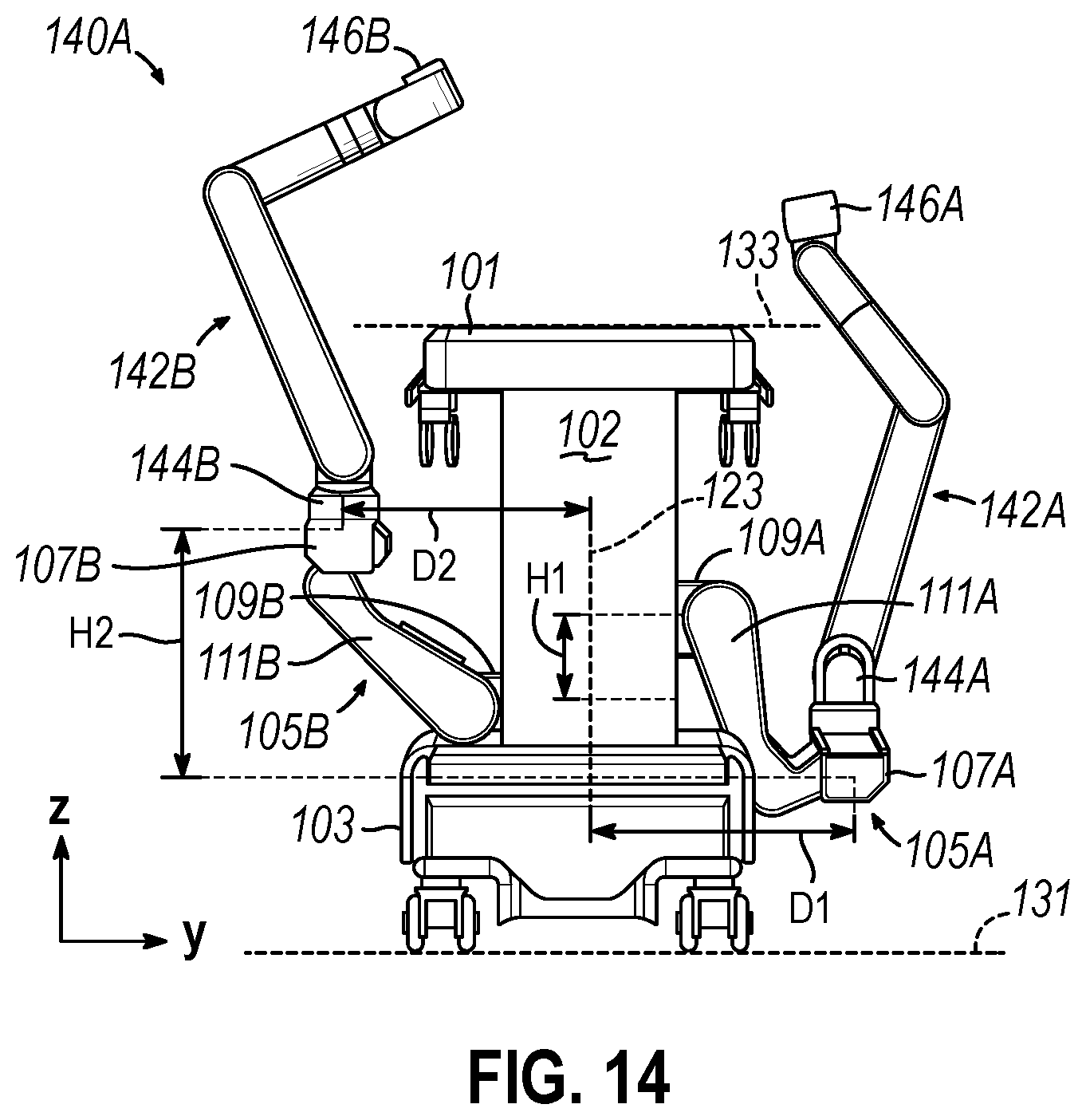 Patent US12564456 Figure 13 – Modular colpotomy cup component for robotically controlled uterine manipulator