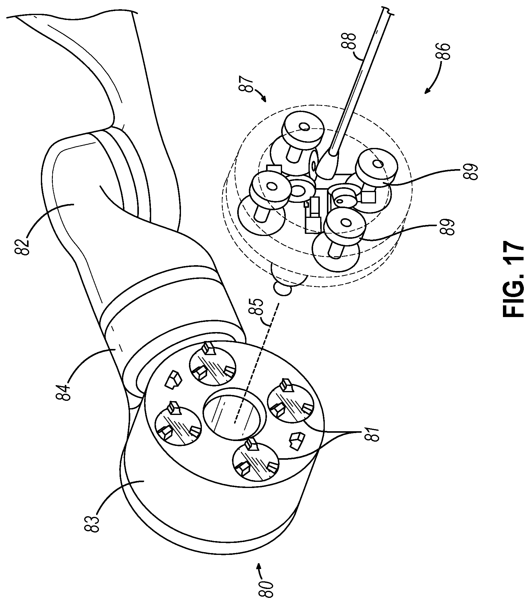 Patent US12564456 Figure 16 – Modular colpotomy cup component for robotically controlled uterine manipulator