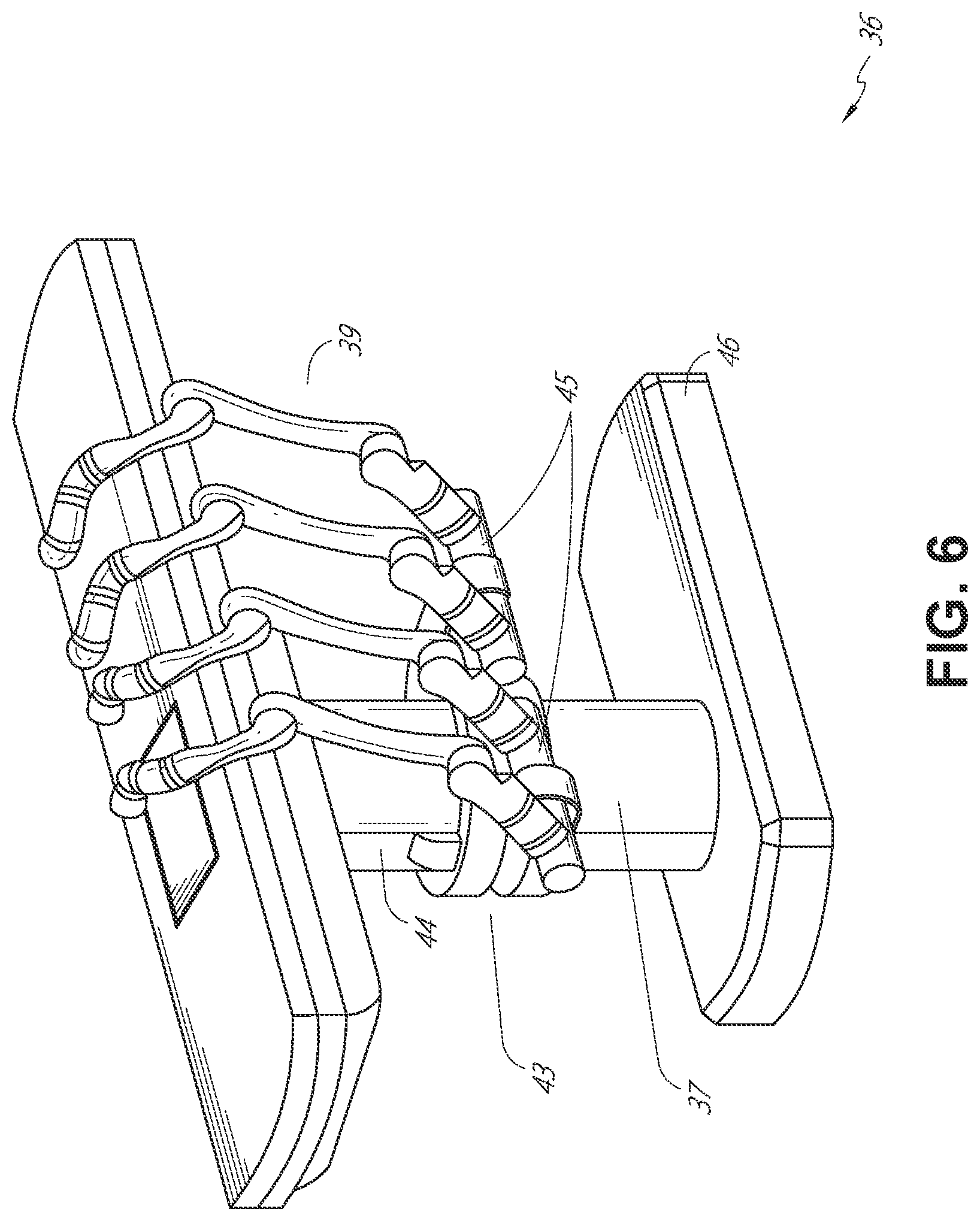 Patent US12564460 Figure 6 – Locking casters for surgical systems