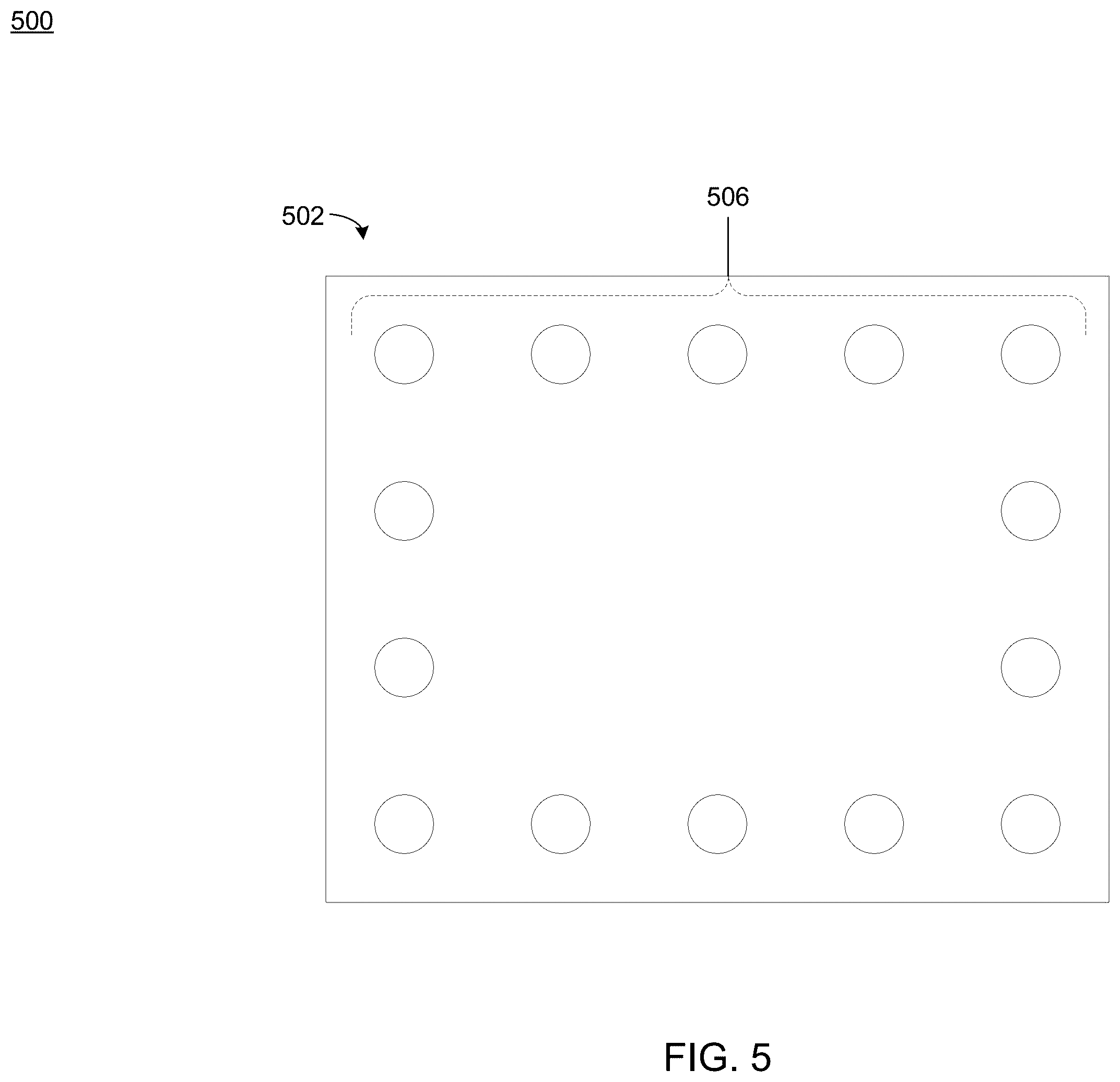 Patent US12564485 Figure 5 – Tissue grafts with pre-made attachment points