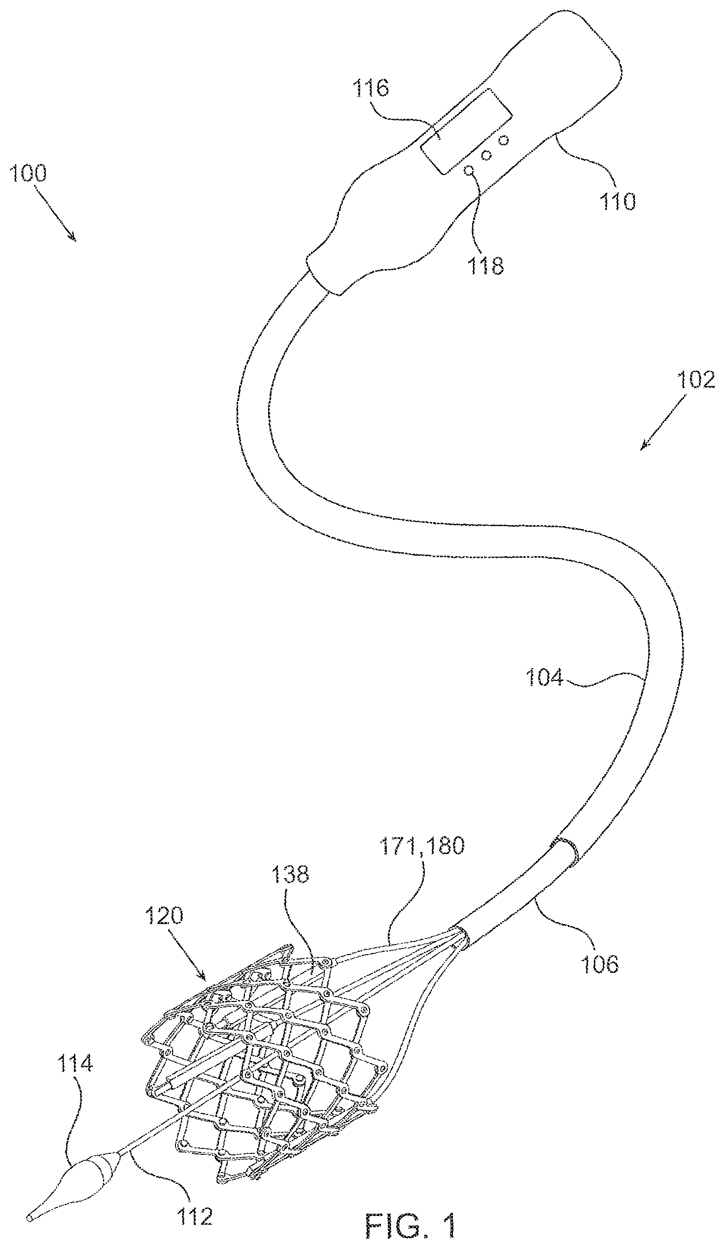 Patent US12564494 — Valves and delivery apparatuses equipped with optic fiber sensors — Figure 1