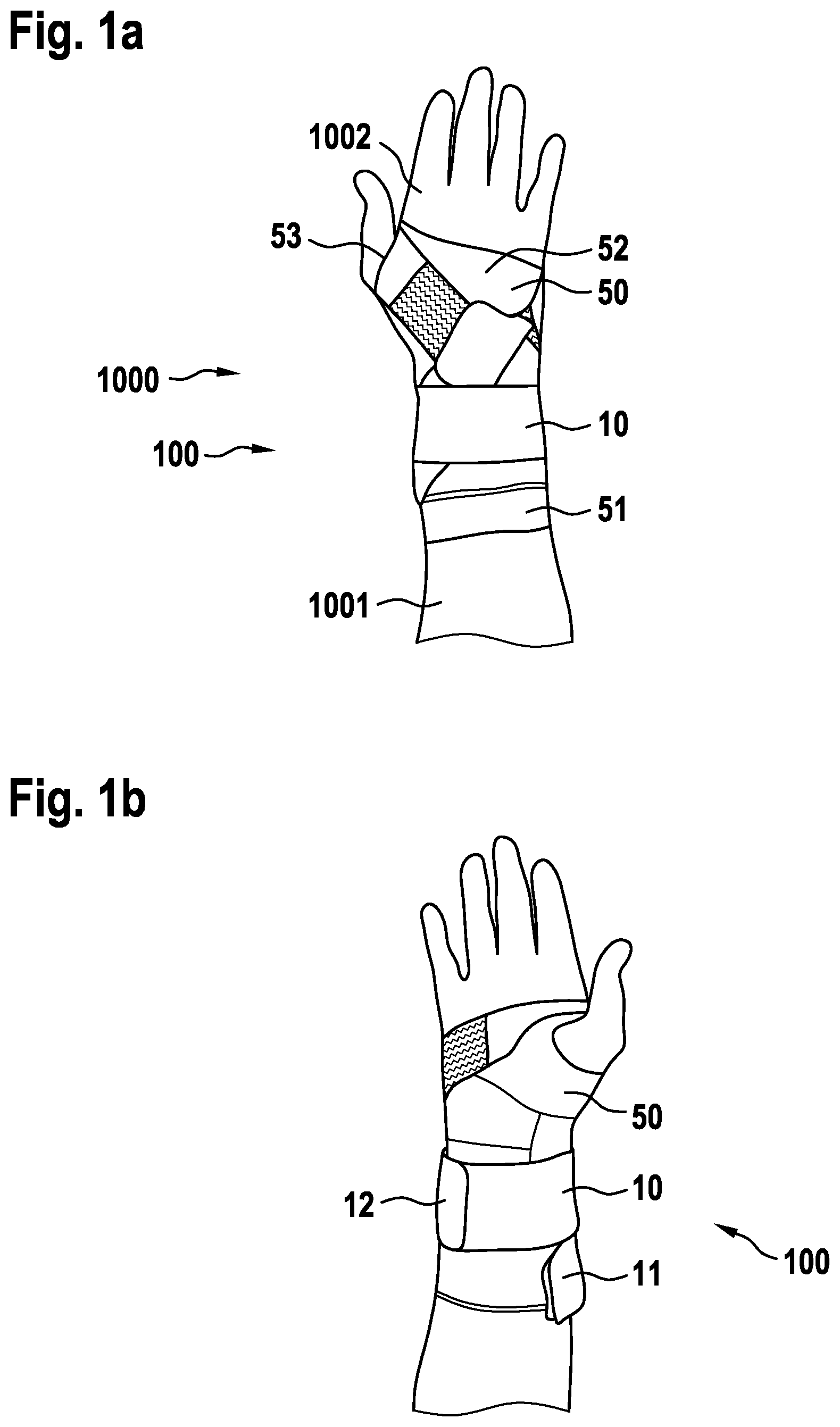 Patent US12564508 — Bandage for the wrist joint or the ankle joint — Figure 1