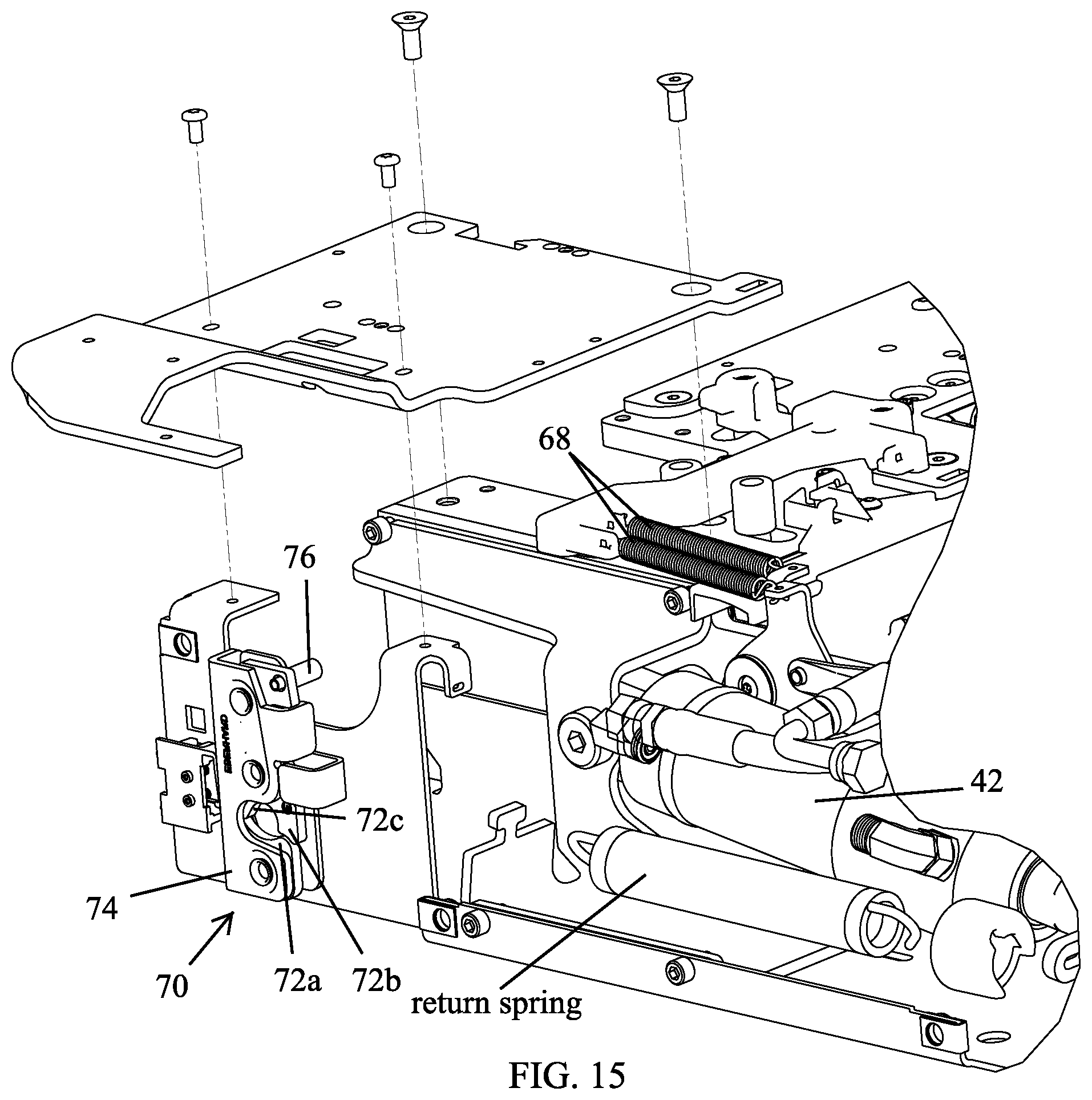 Patent US12564524 Figure 17 – Ambulance cot and loading and unloading system