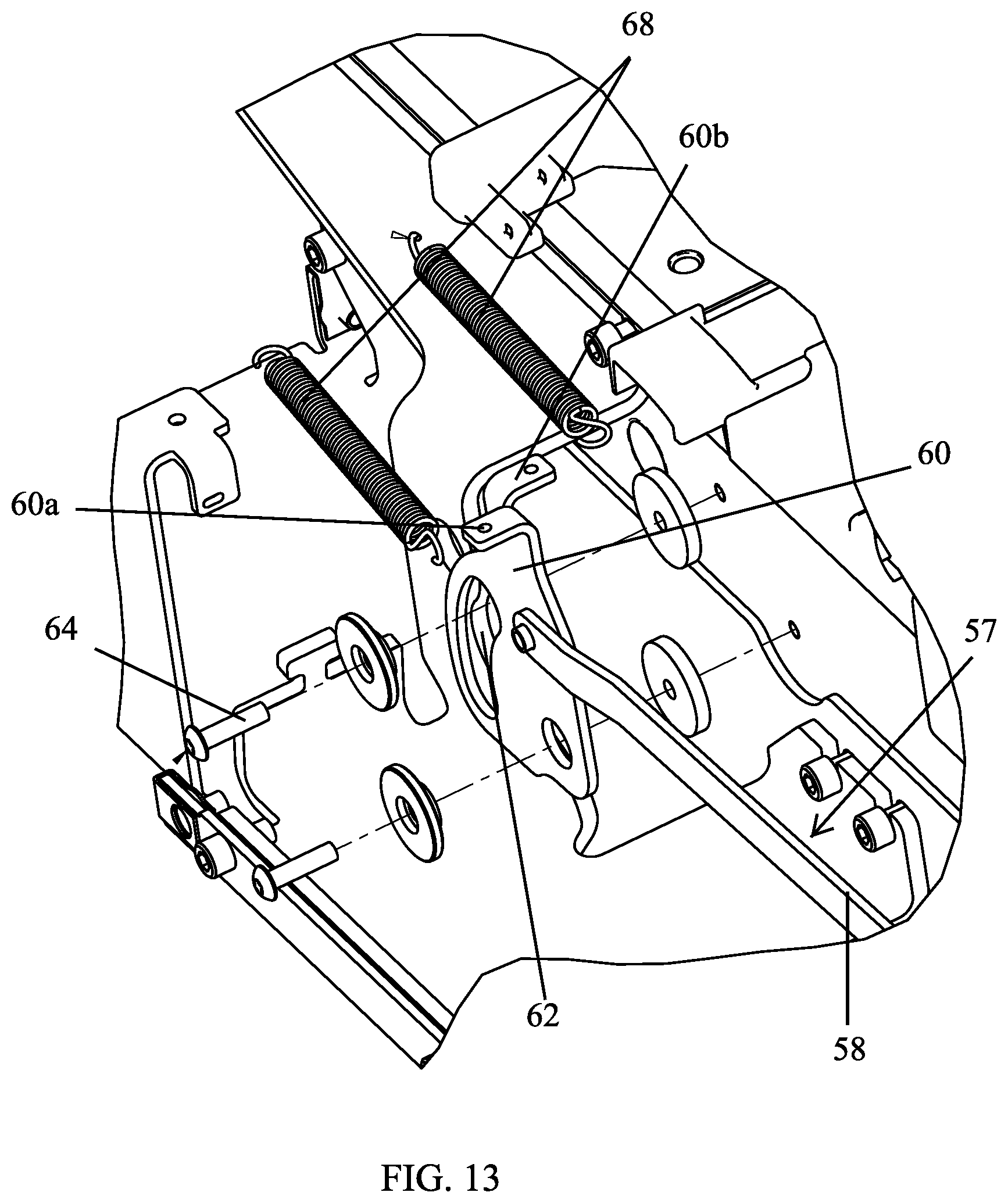 Patent US12564525 Figure 15 – Ambulance cot and loading and unloading system