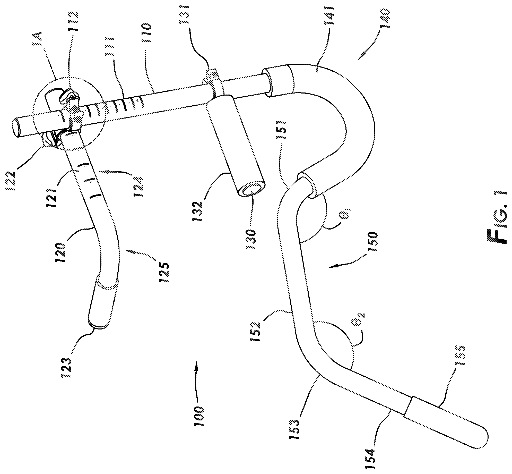 Patent US12564532 — Adjustable, multi-functional shoulder stretching device — Figure 1