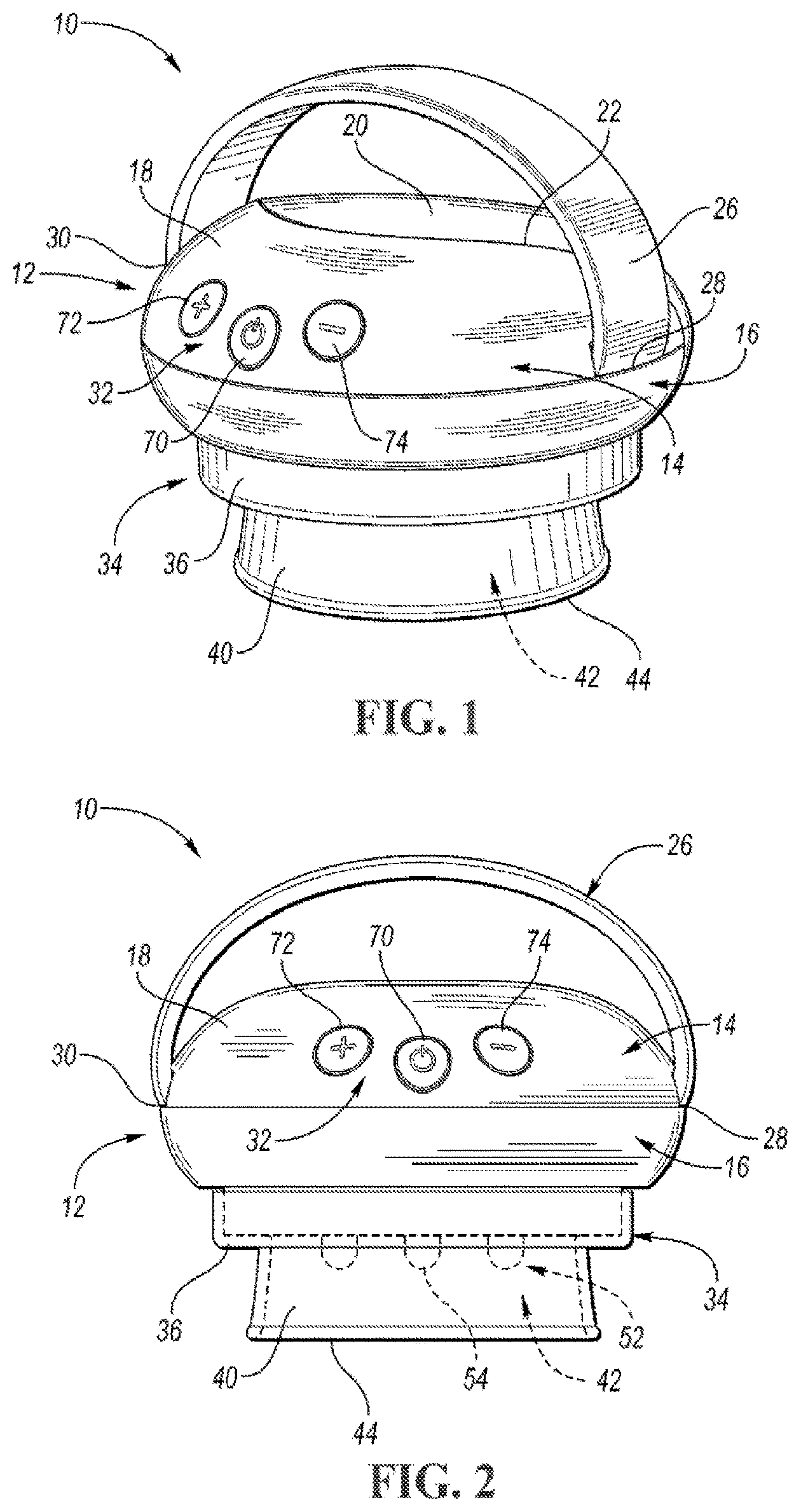 Patent US12564534 — Vacuum massager — Figure 1