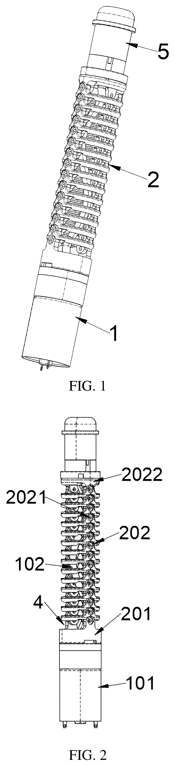 Patent US12564538 — Chain-type massage structure and massager — Figure 1