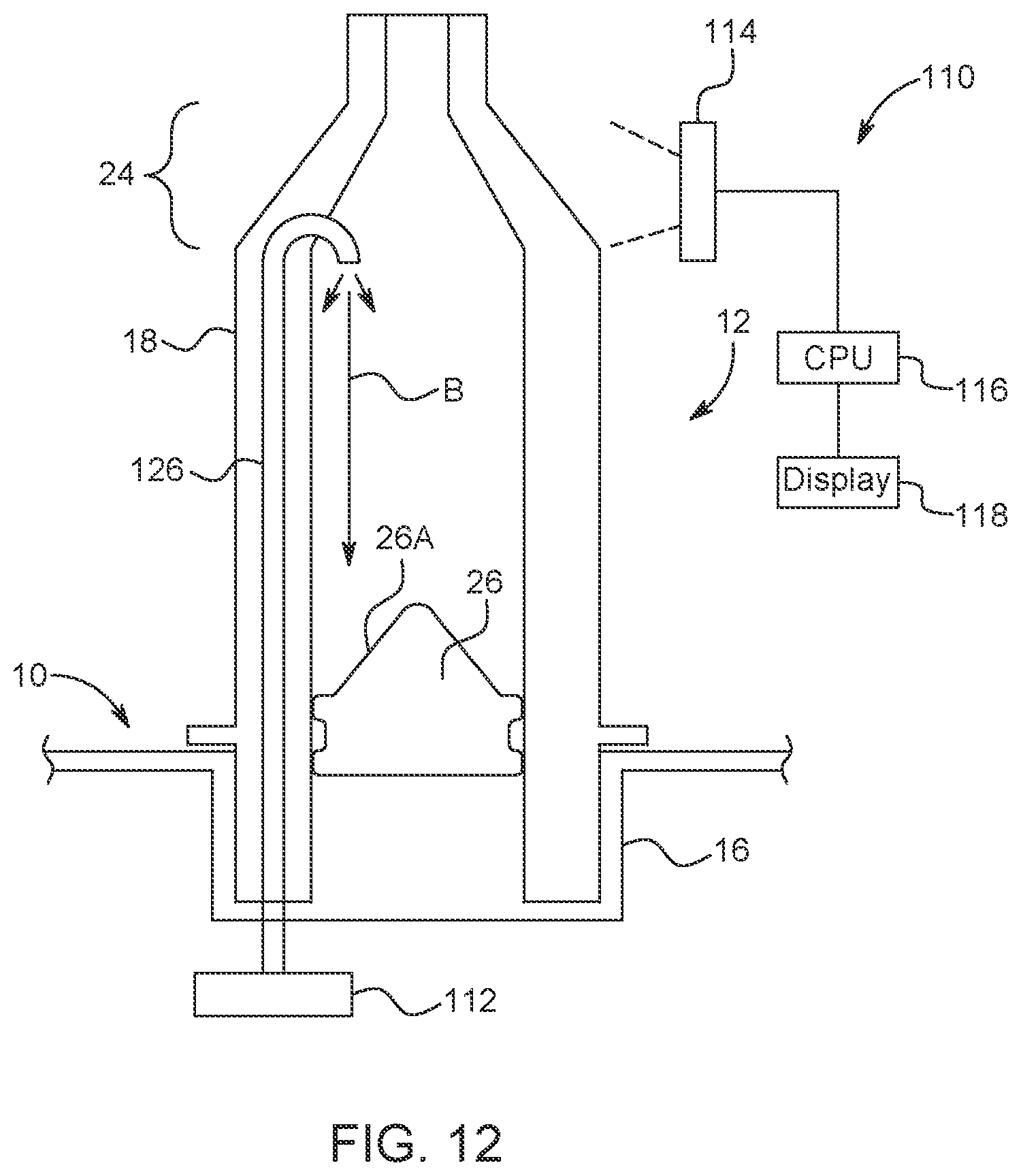 Patent US12564688 Figure 13 – System and method for syringe fluid fill verification and image recognition of power injector system features