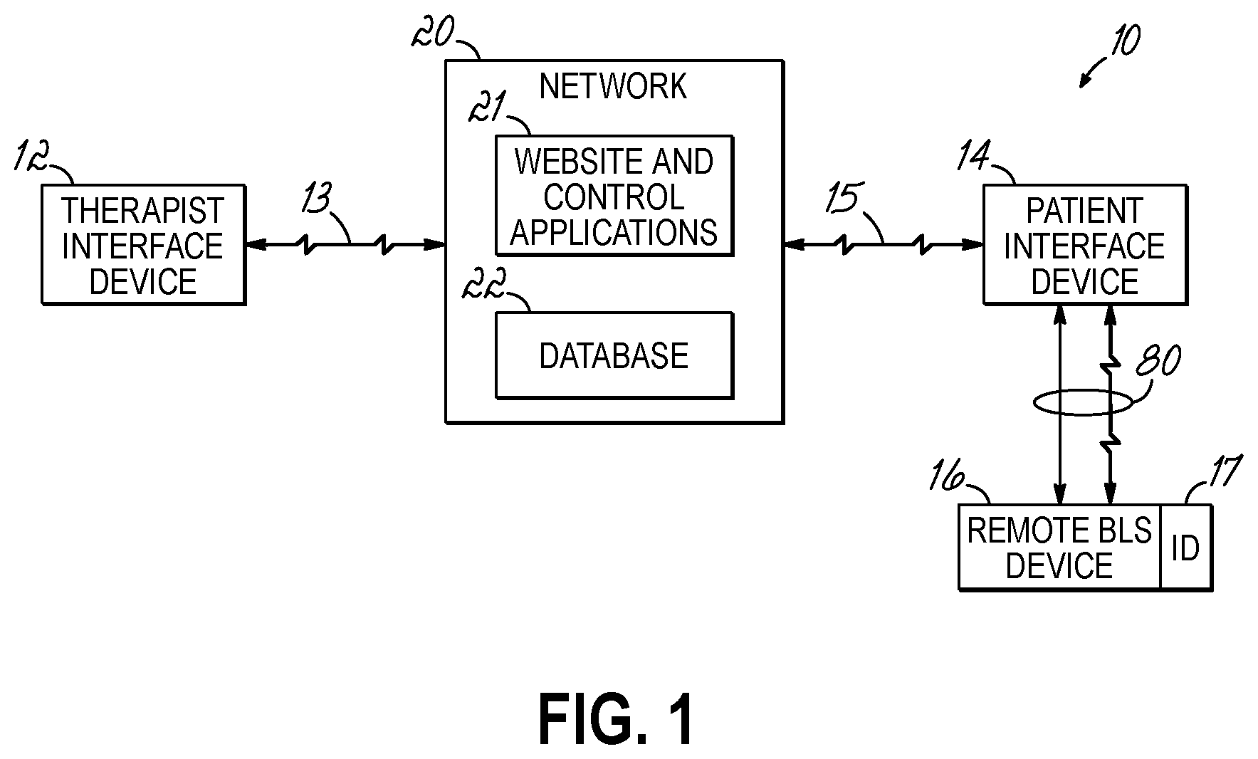 Patent US12564700 Figure 1 – Device for inducing alternating tactile stimulations