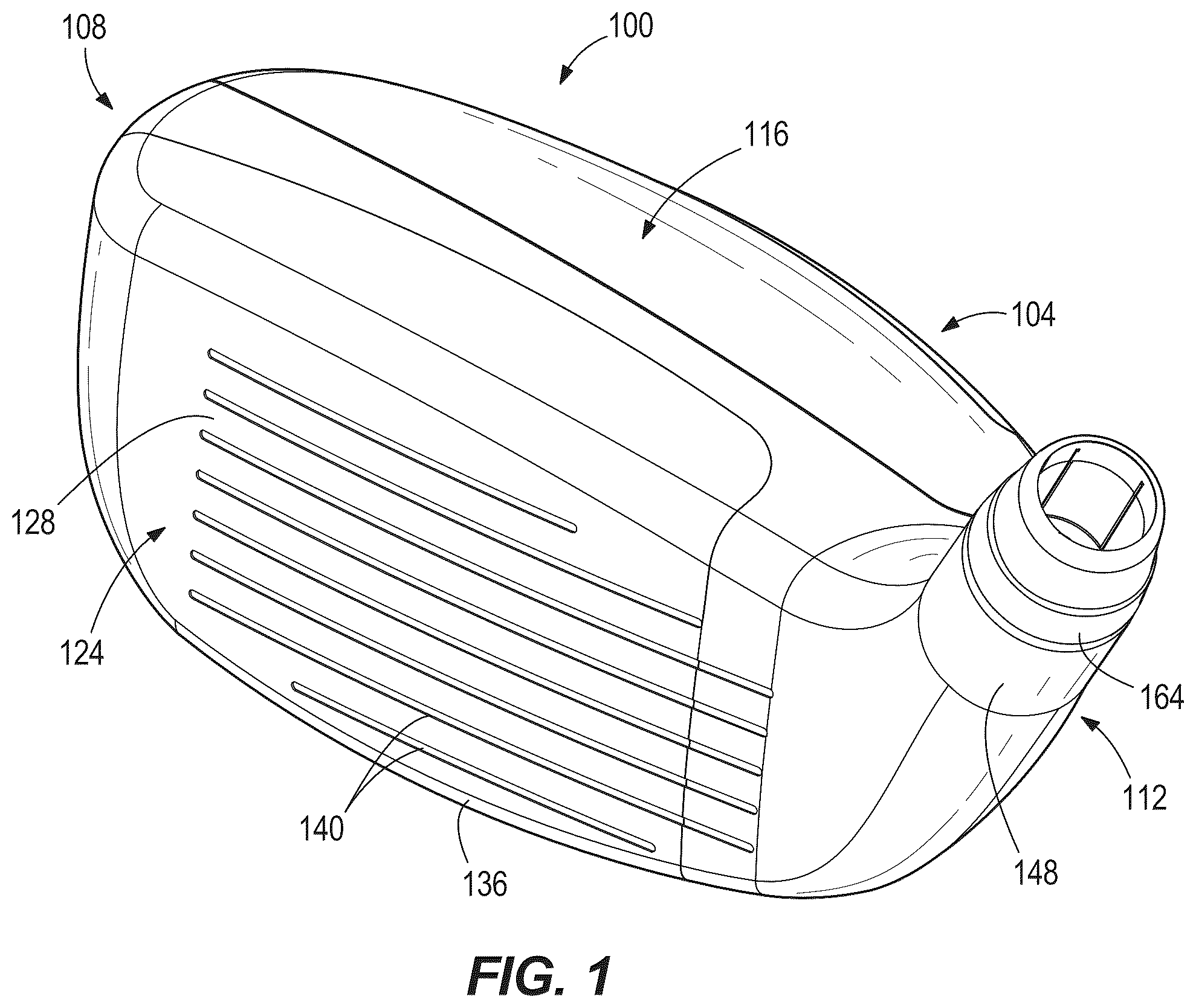 Patent US12564770 — Golf club head with hosel tilt — Figure 1