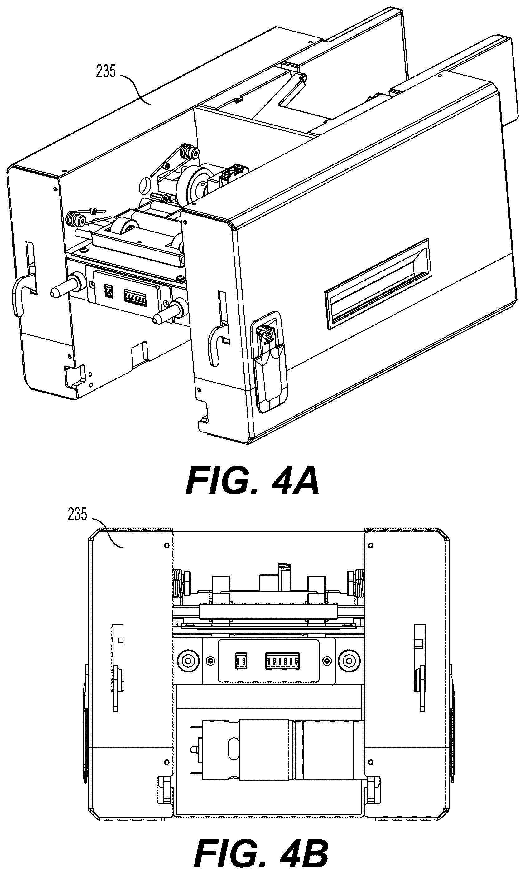 Patent US12564781 Figure 4 – Vacuum manifold for a roller scraper system