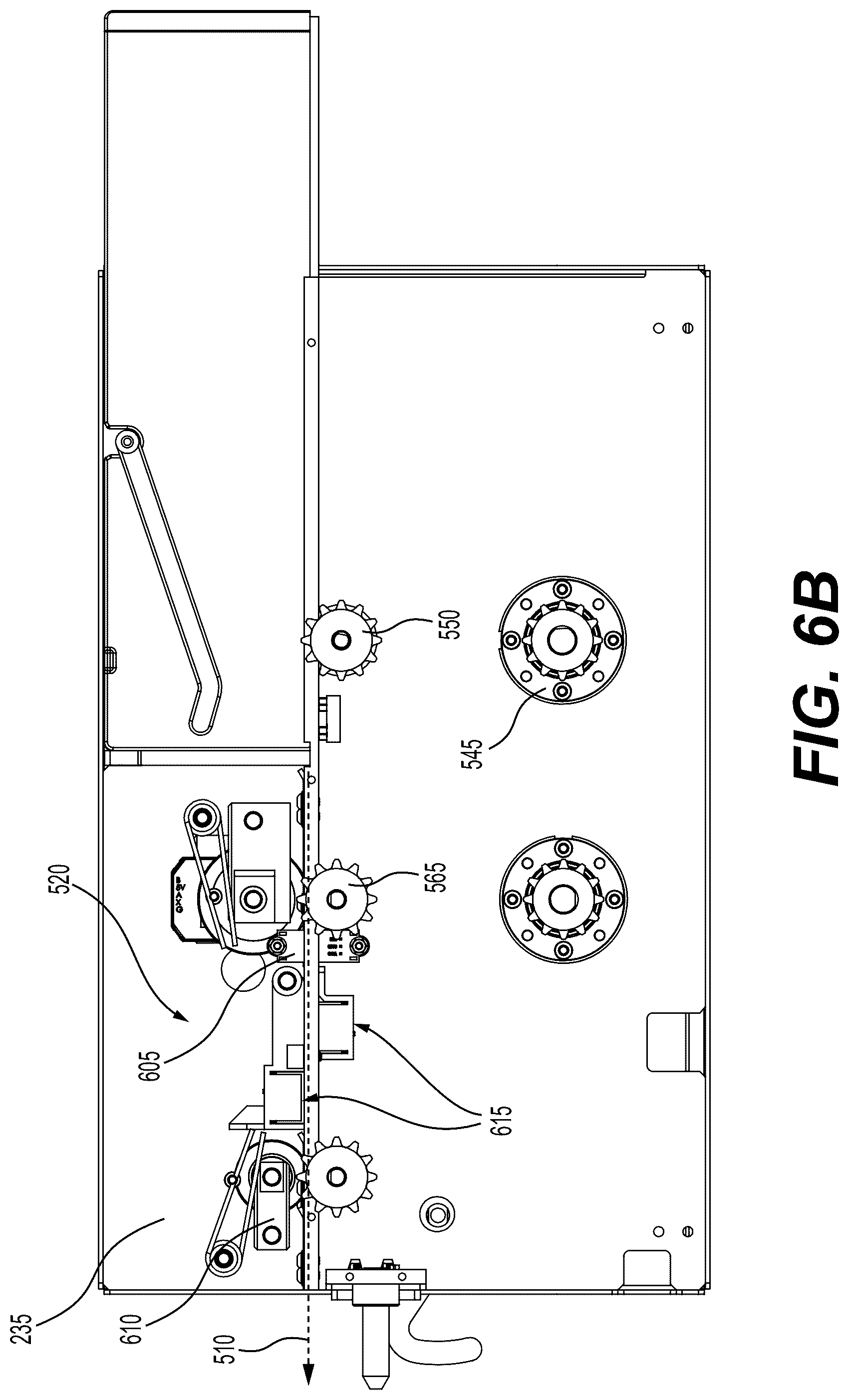 Patent US12564781 Figure 8 – Vacuum manifold for a roller scraper system