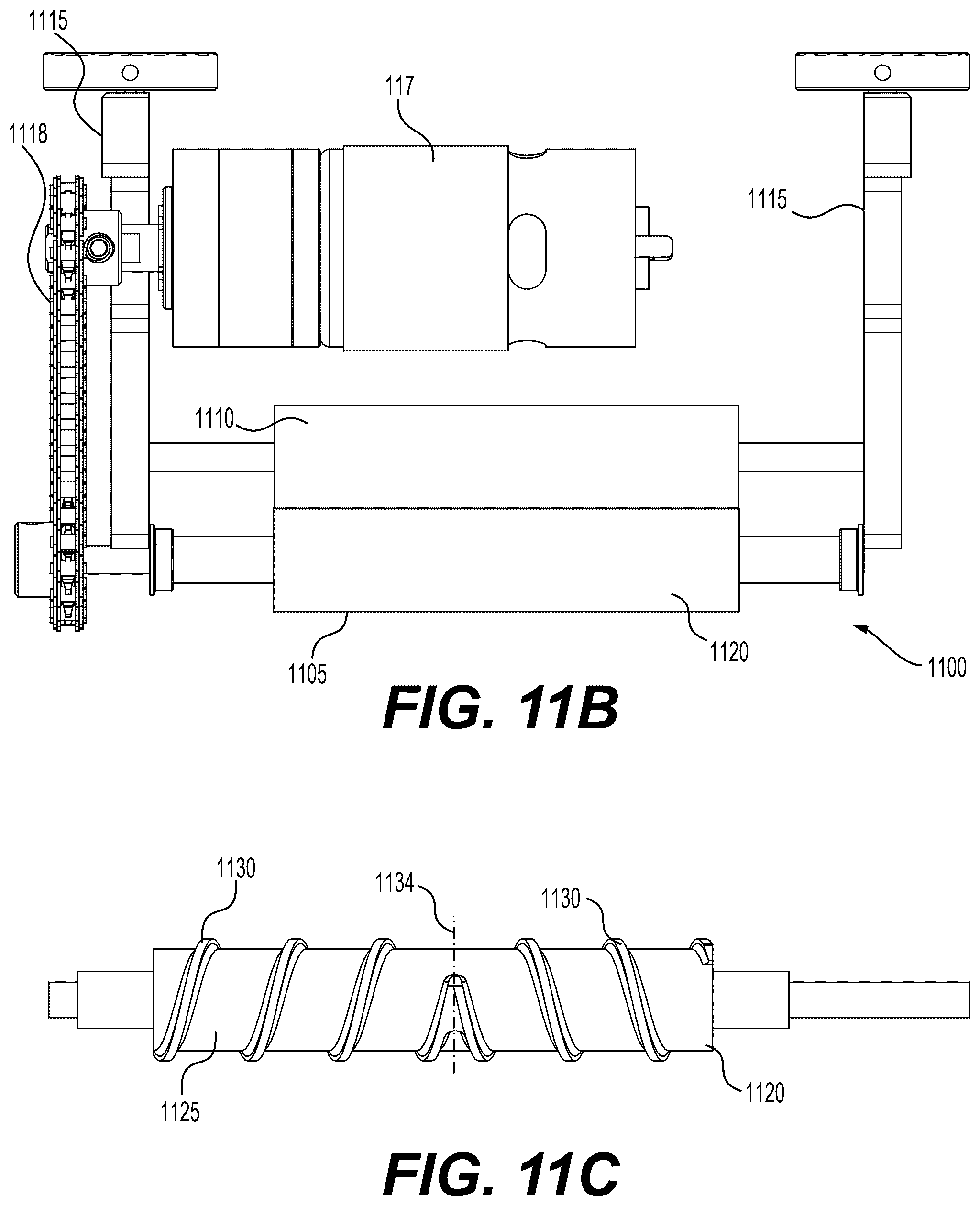 Patent US12564781 Figure 19 – Vacuum manifold for a roller scraper system