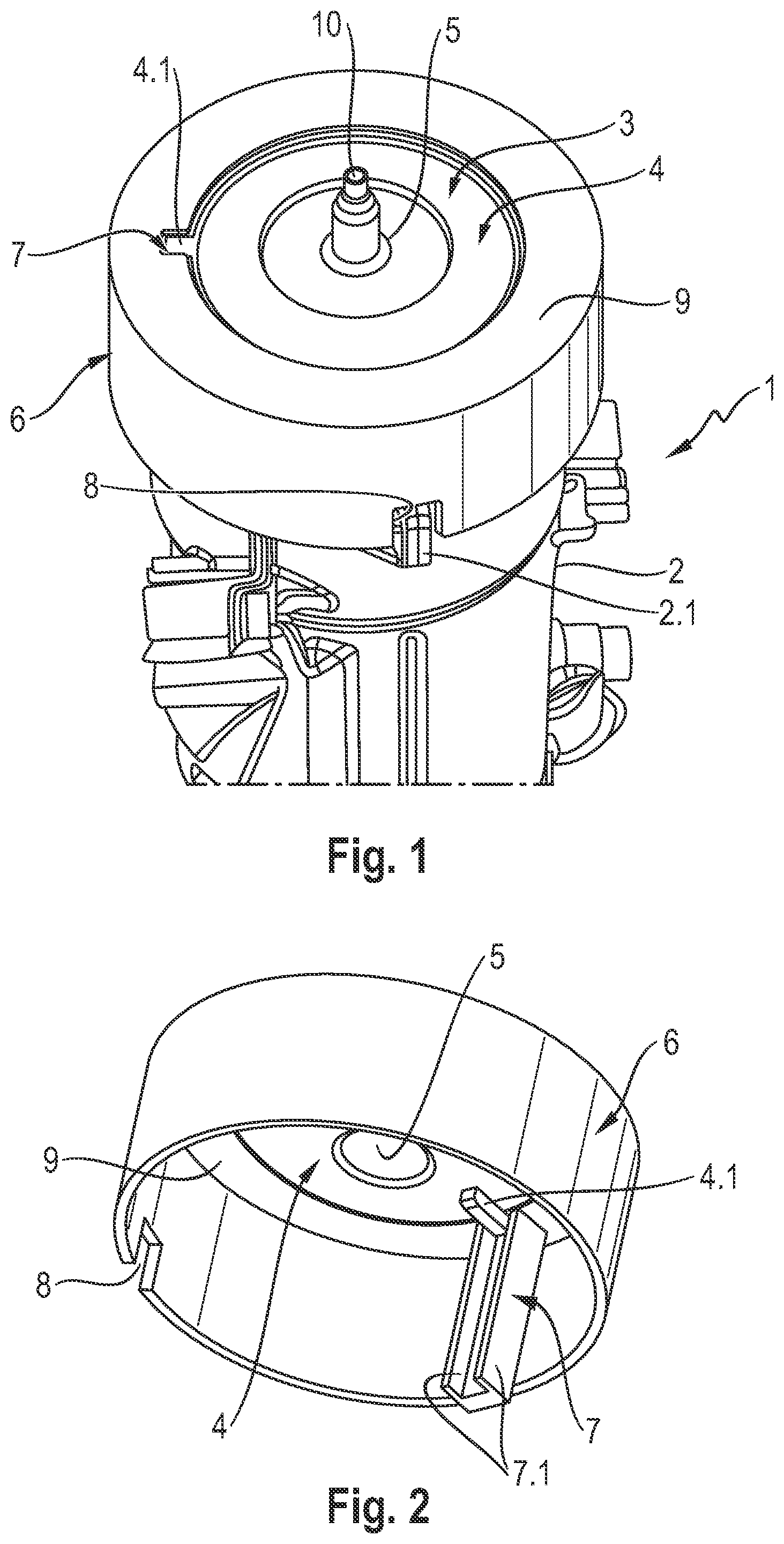 Patent US12564804 — Filter system, positioning mechanism, filter element and method for inserting and positioning a filter element — Figure 1
