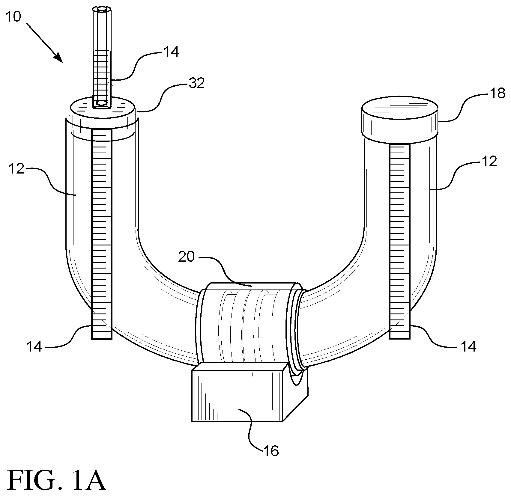Patent US12564813 — Osmosis kit with U-tube apparatus and methods of using thereof — Figure 1