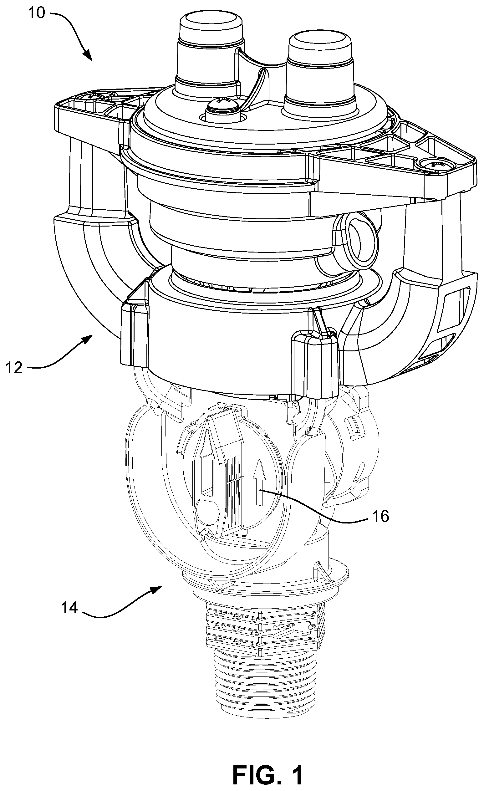 Patent US12564848 — Irrigation sprinkler with multiple patterns and rotation speeds — Figure 1