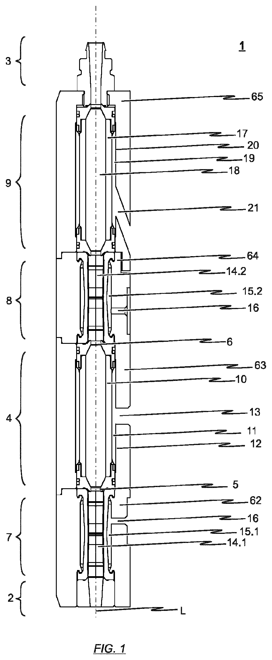 Patent US12564849 — Dense phase powder pump — Figure 1