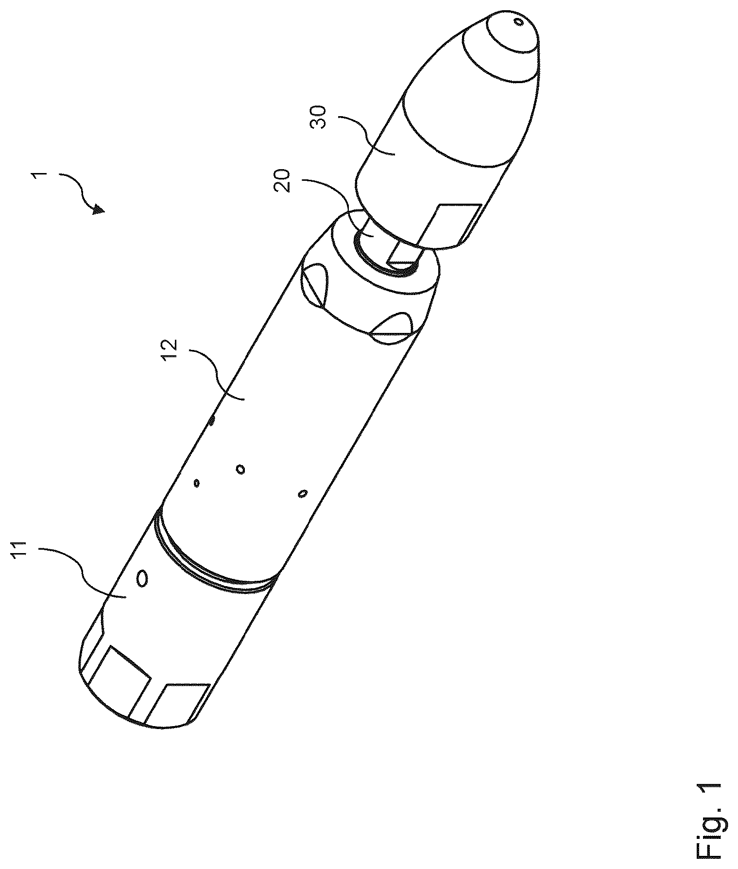 Patent US12564855 — High pressure nozzle — Figure 1