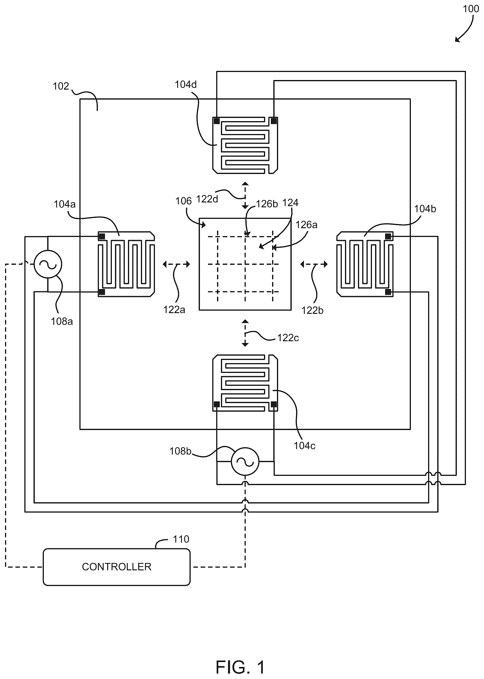 Patent US12564865 — Technologies for acoustoelectronic nanotweezing — Figure 1