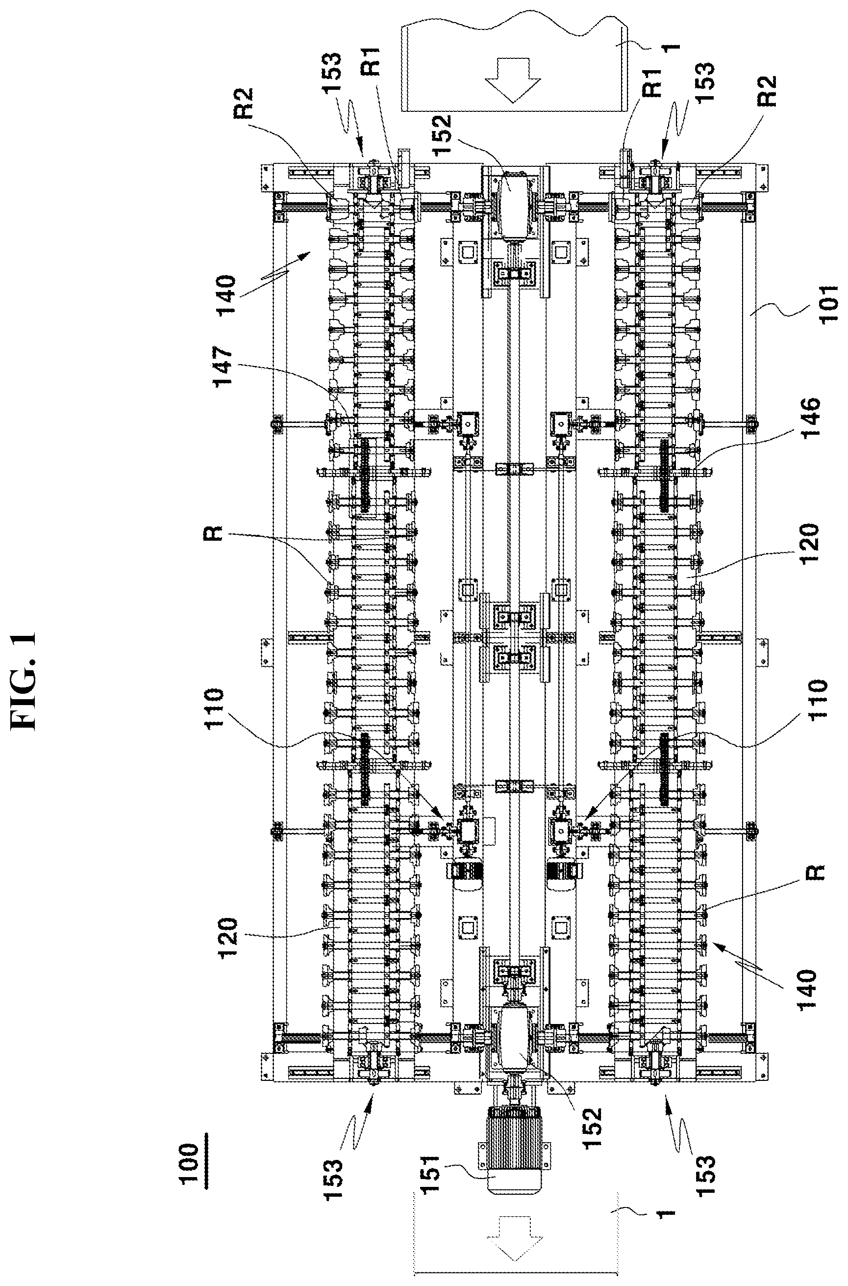 Patent US12564872 — Pocket flange forming device for duct — Figure 1