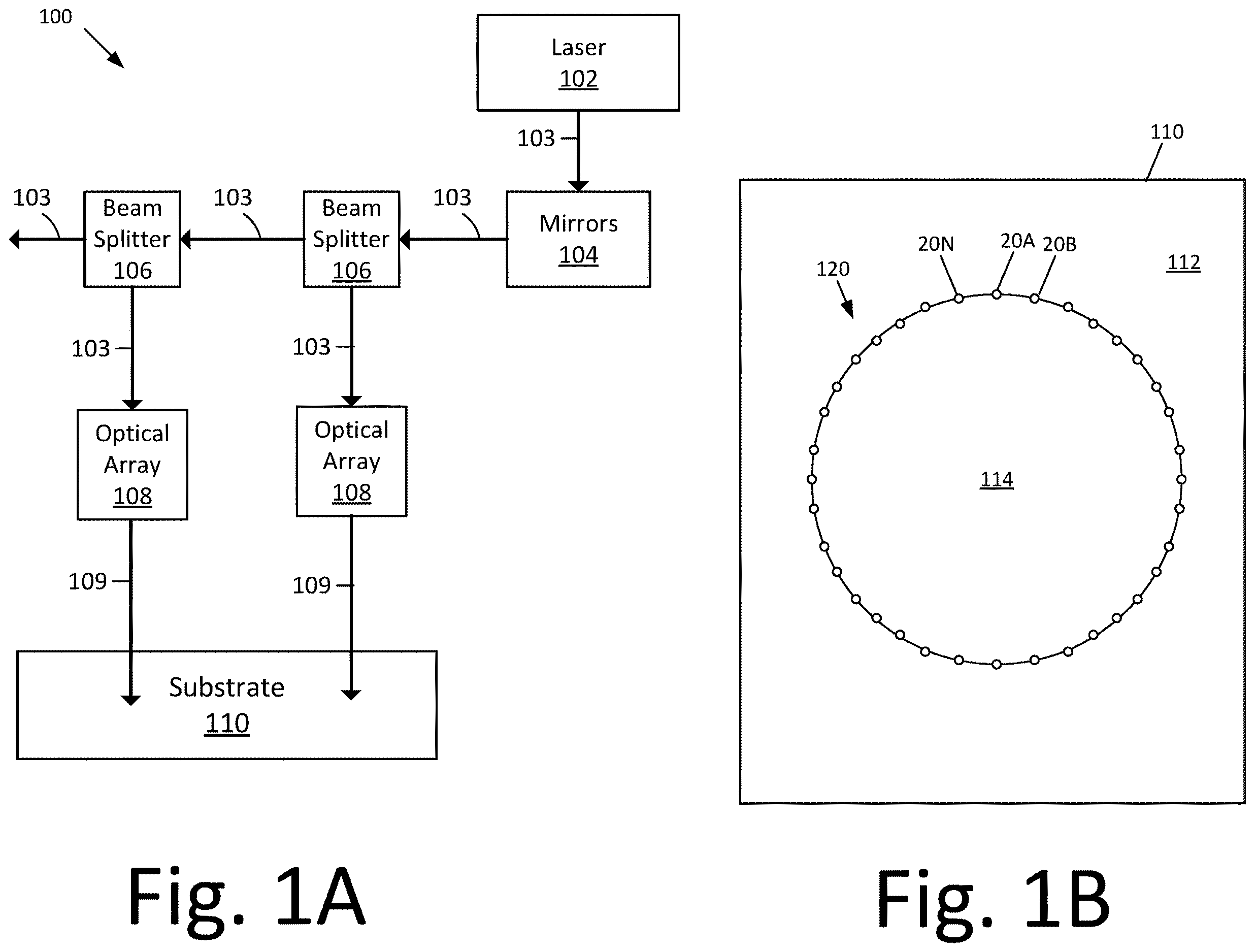 Patent US12564898 — Structured discrete beam formation for cutting transparent substrates — Figure 1