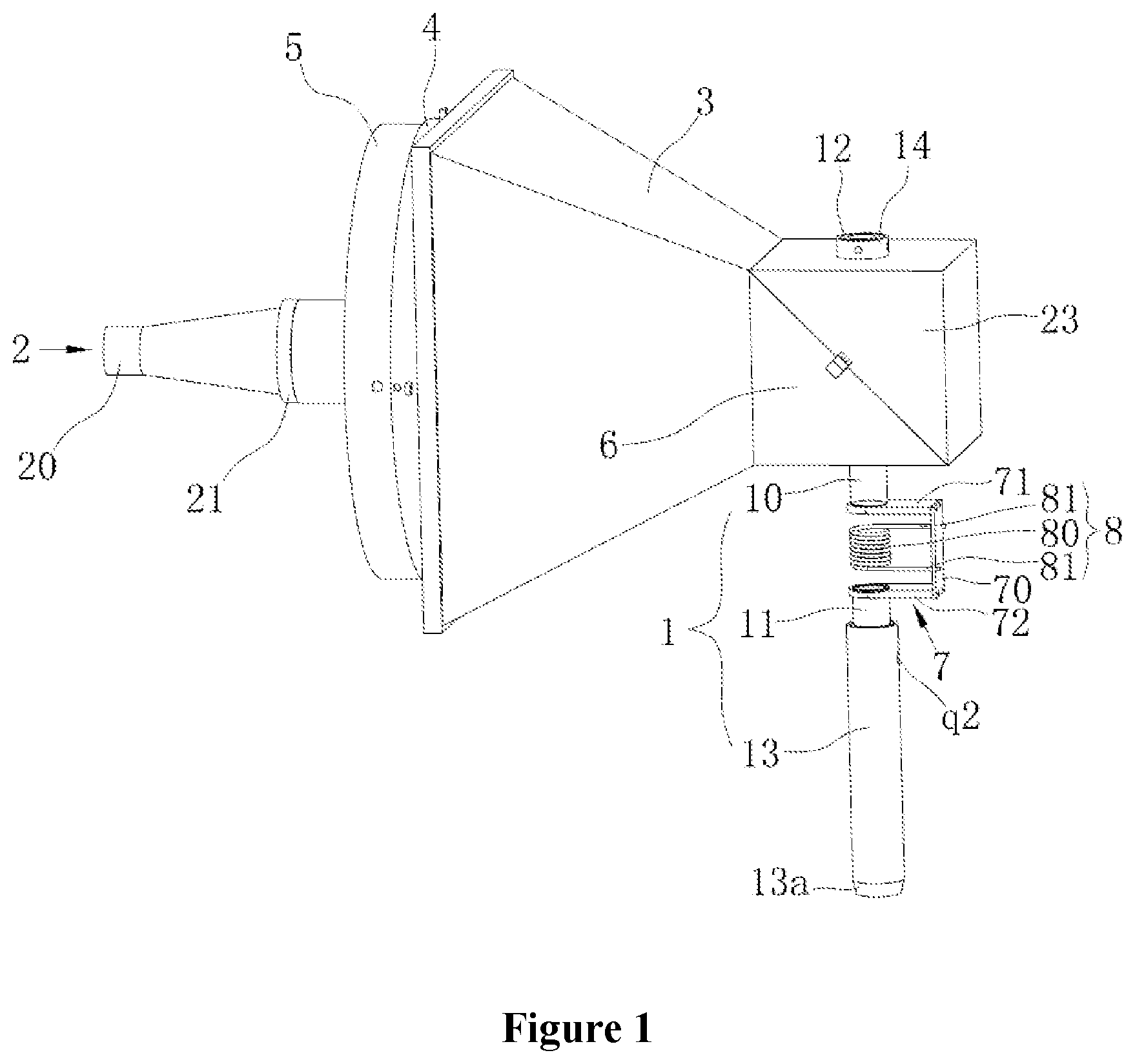 Patent US12564905 — In-laser wire feeding device having inductive auxiliary heating function — Figure 1