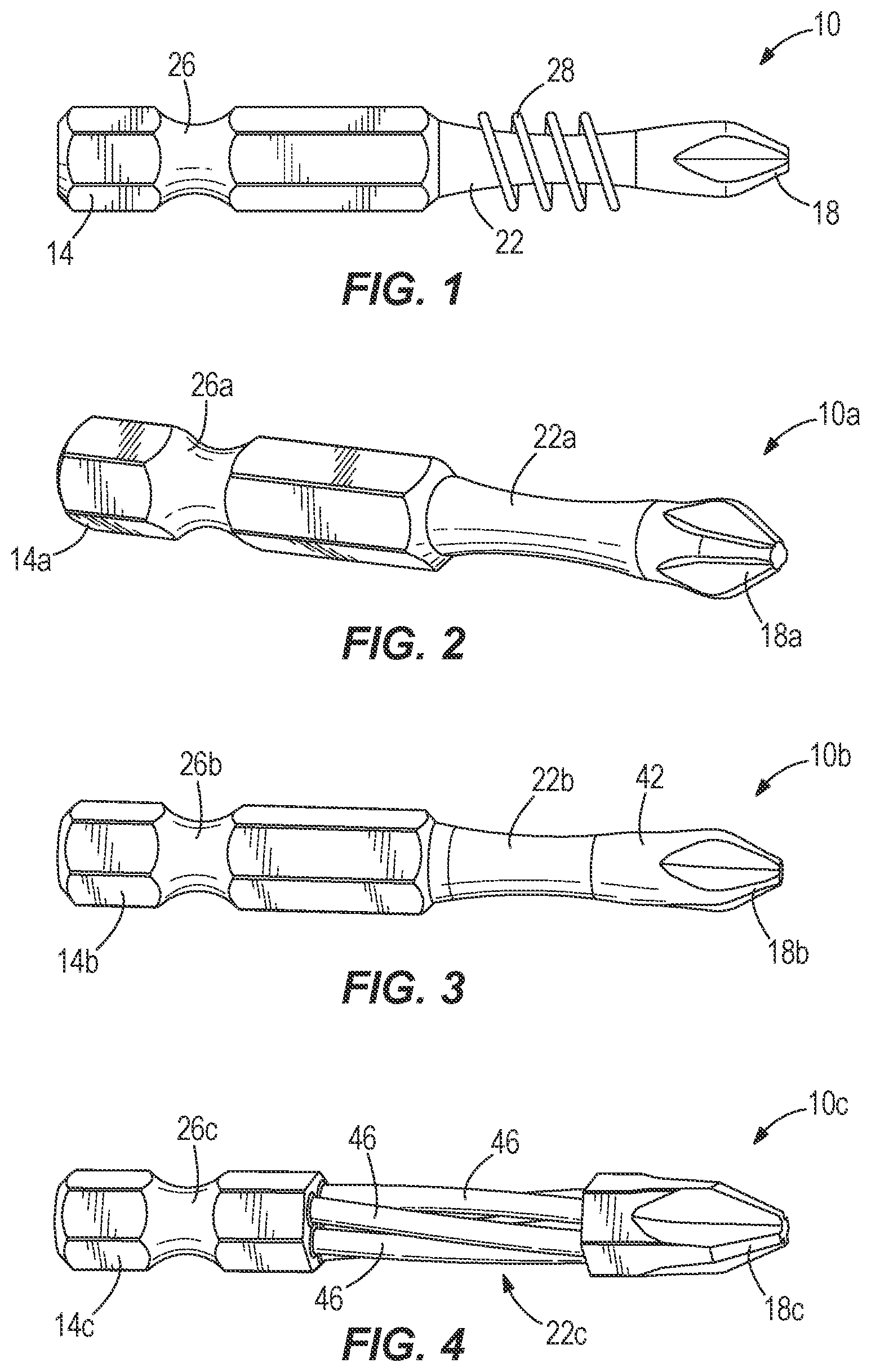 Patent US12564918 Figure 1 – Tool bit