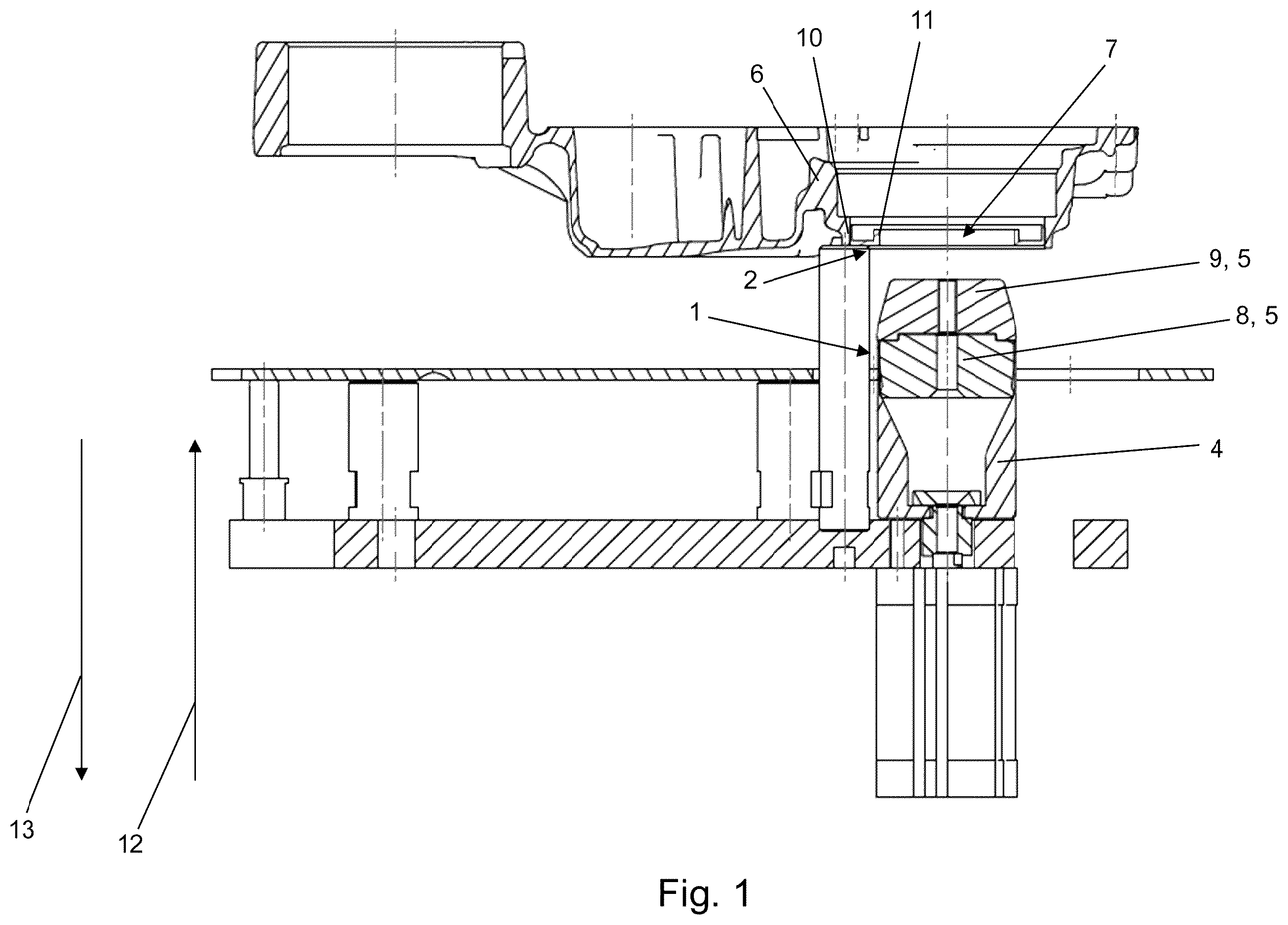 Patent US12564923 — Mounting tool for positioning a shaft sealing ring on a shaft and method for producing a shaft seal — Figure 1