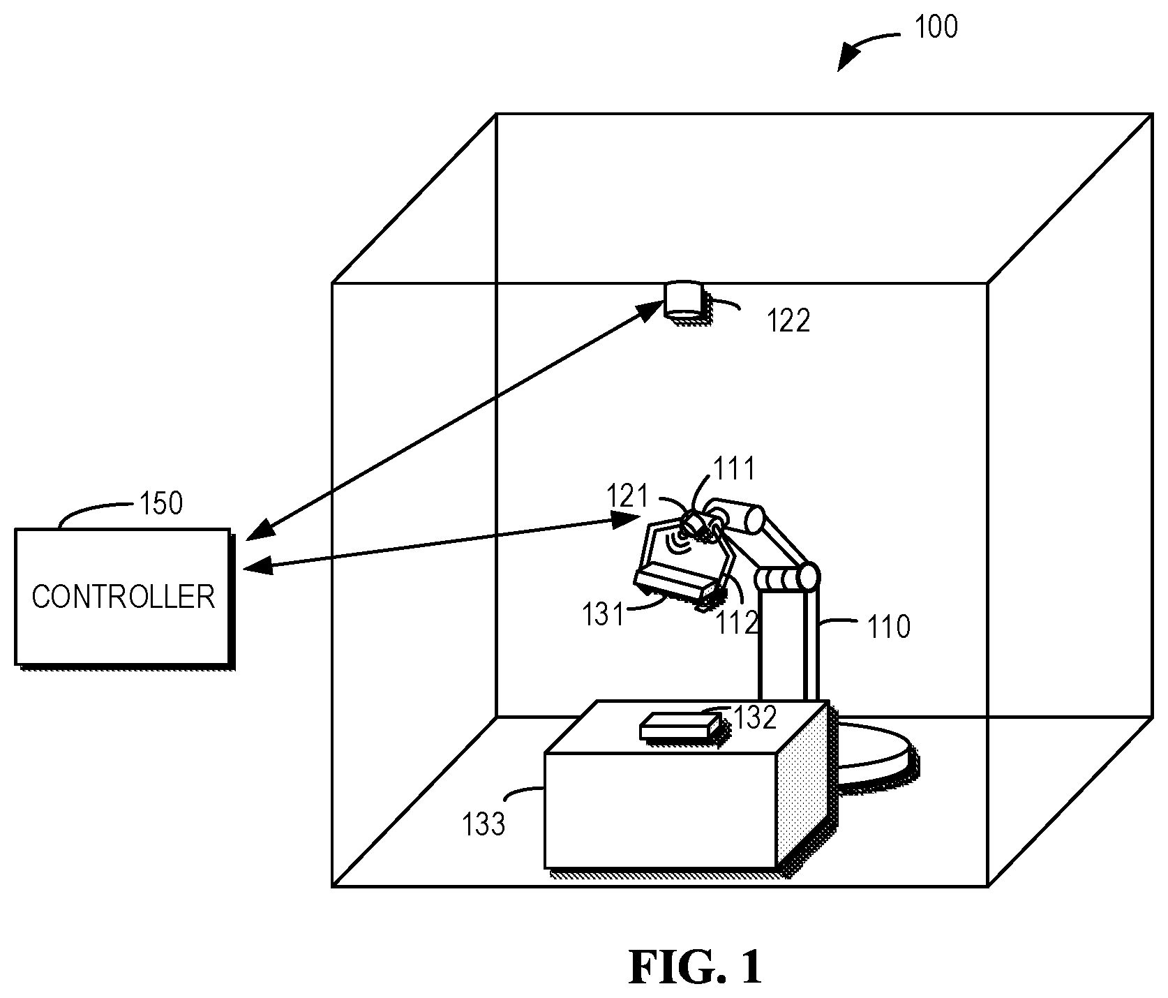 Patent US12564945 Figure 1 – System and method for controlling the robot, electronic device and computer readable medium
