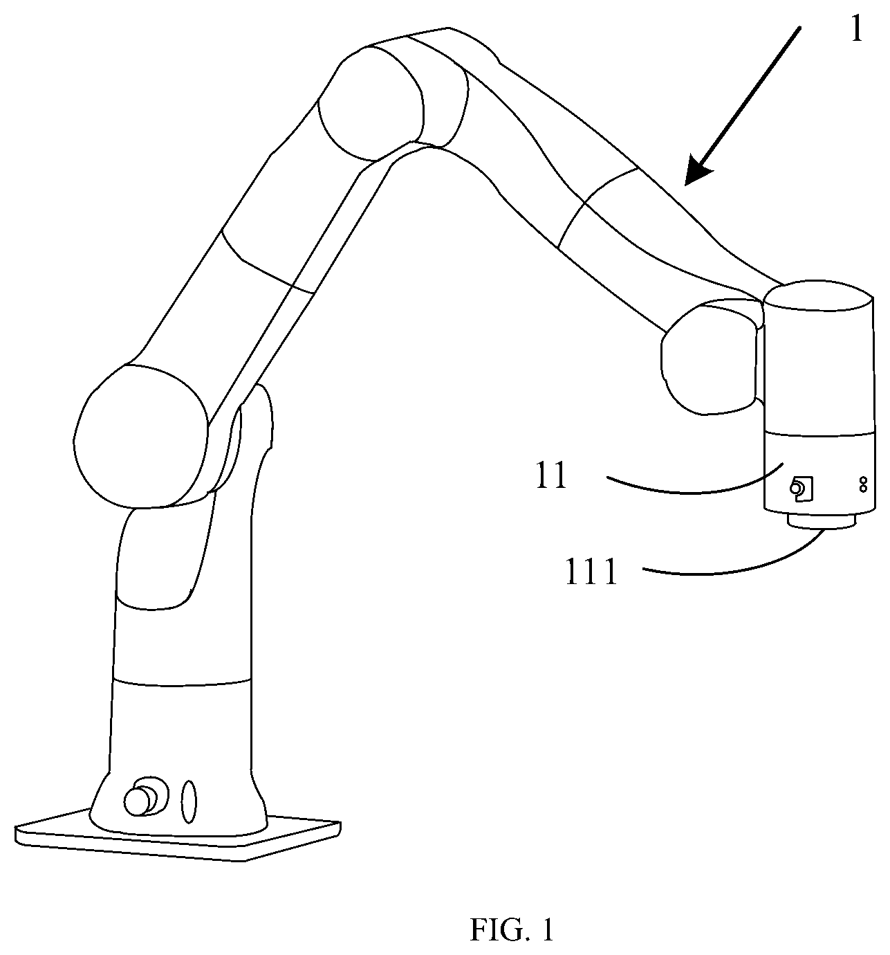 Patent US12564949 — Method, robot and storage medium for aligning robot end with target object — Figure 1