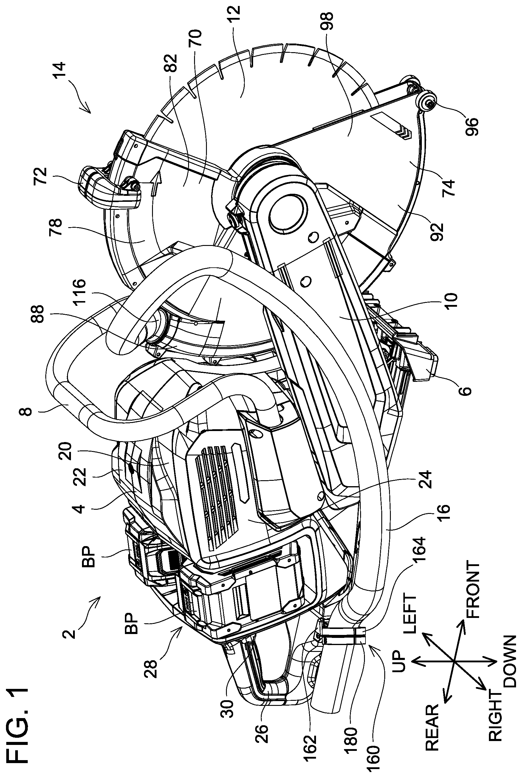 Patent US12564985 — Working machine — Figure 1