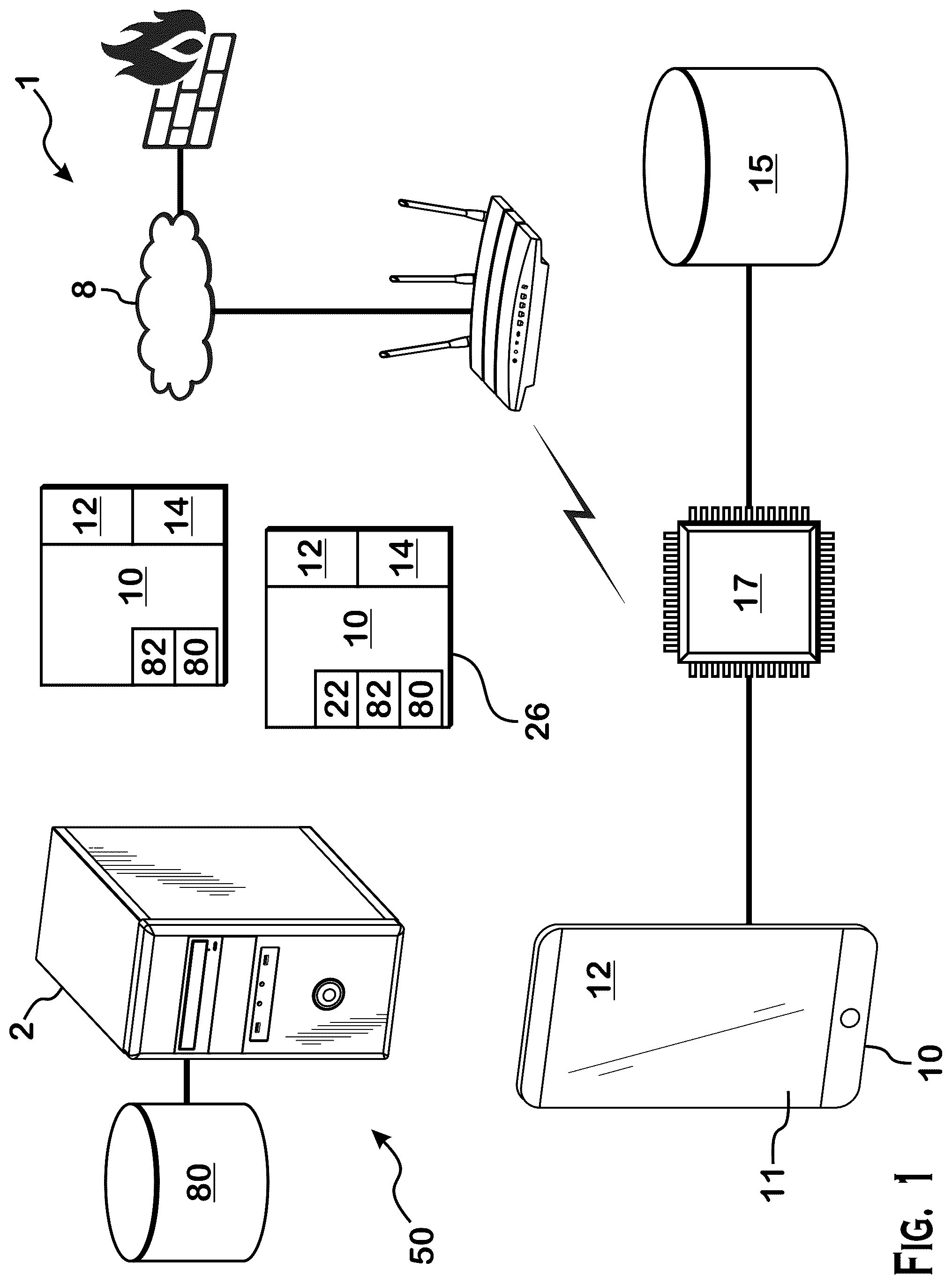Patent US12567032 — Smart monitoring system — Figure 1
