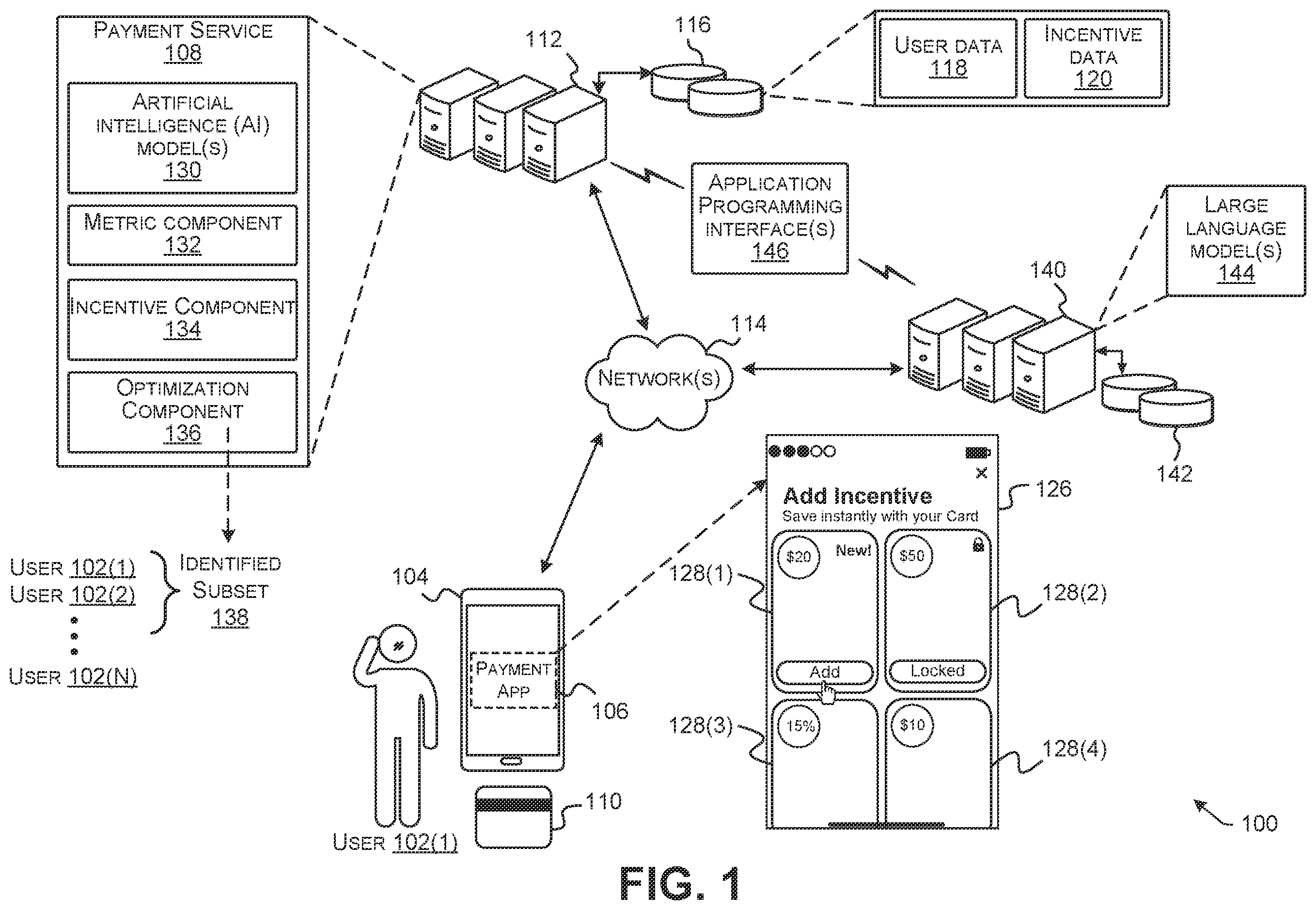 Patent US12567084 — Optimization of data presentation — Figure 1