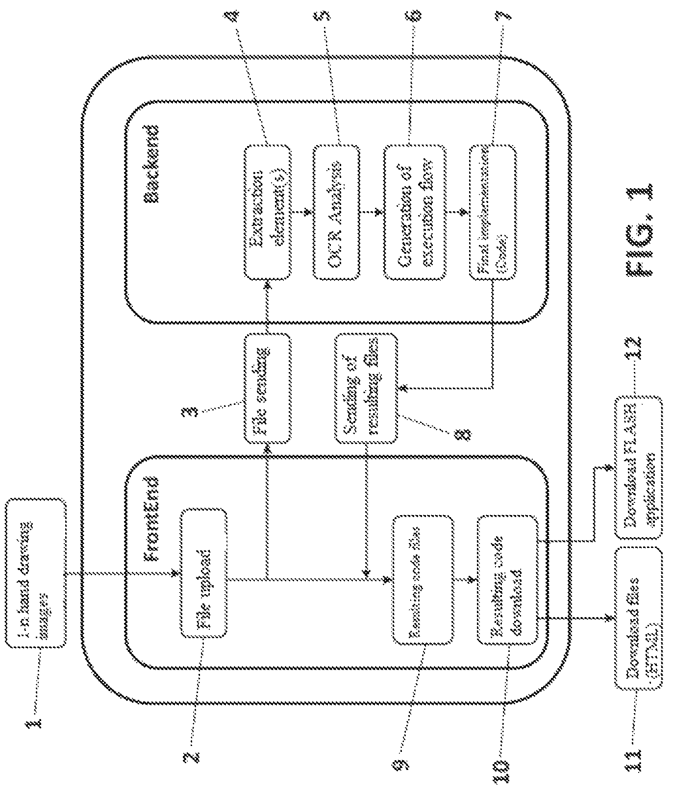 Patent US12567278 — Computer project implementation based on a design outline — Figure 1