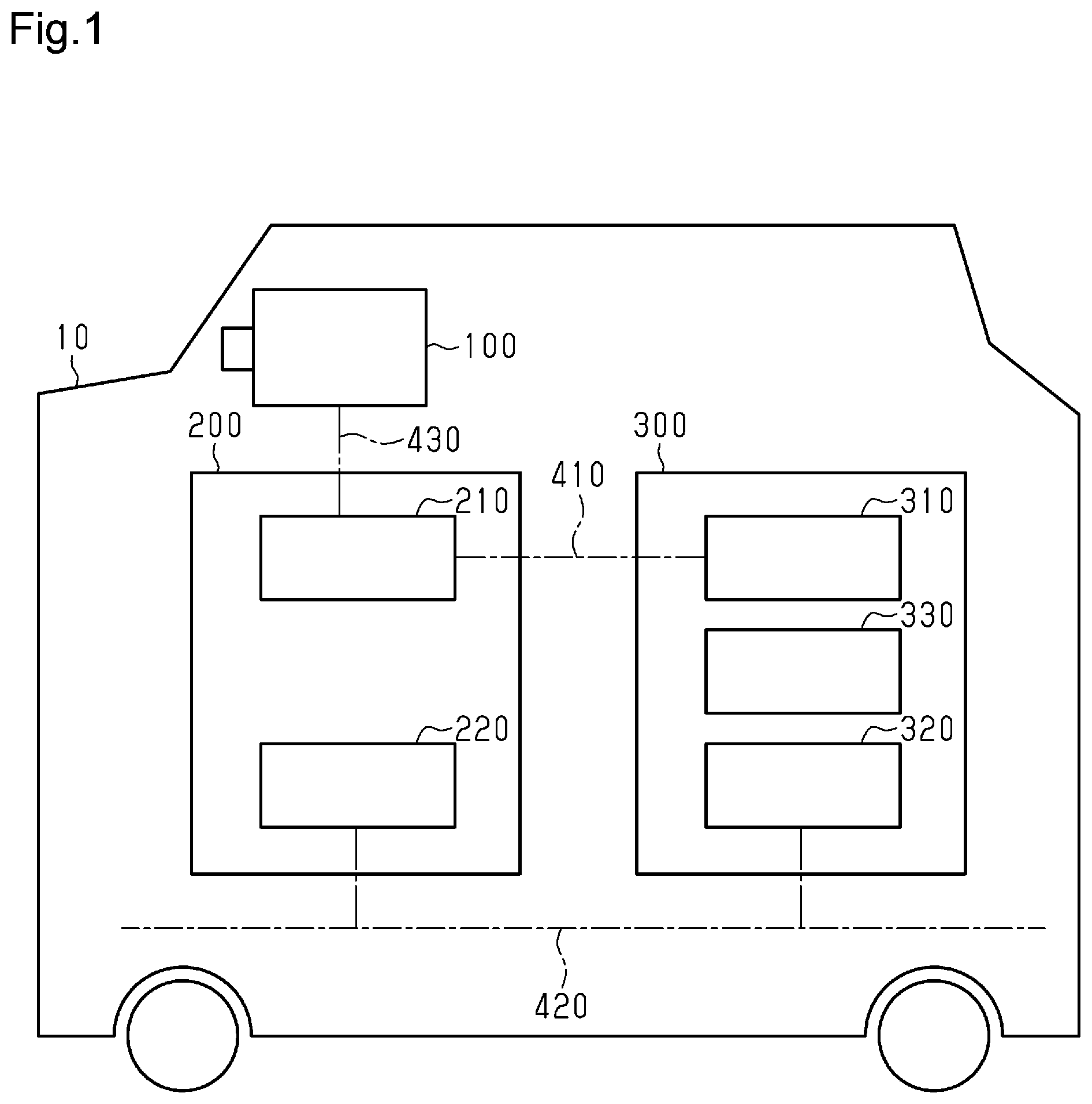 Patent US12567289 Figure 1 – Vehicle control system and vehicle control device