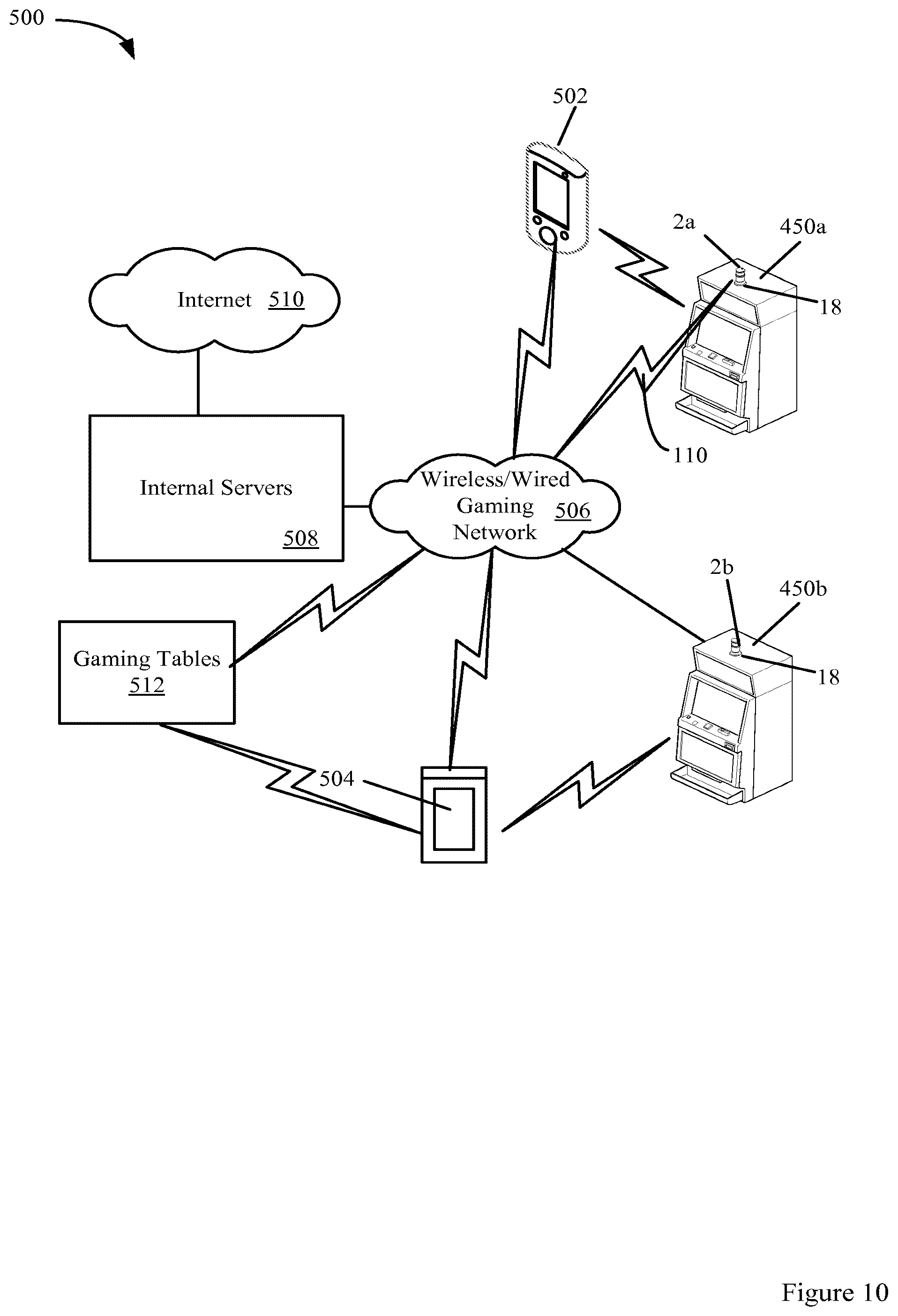 Patent US12567306 Figure 11 – Lottery games on an electronic gaming machine