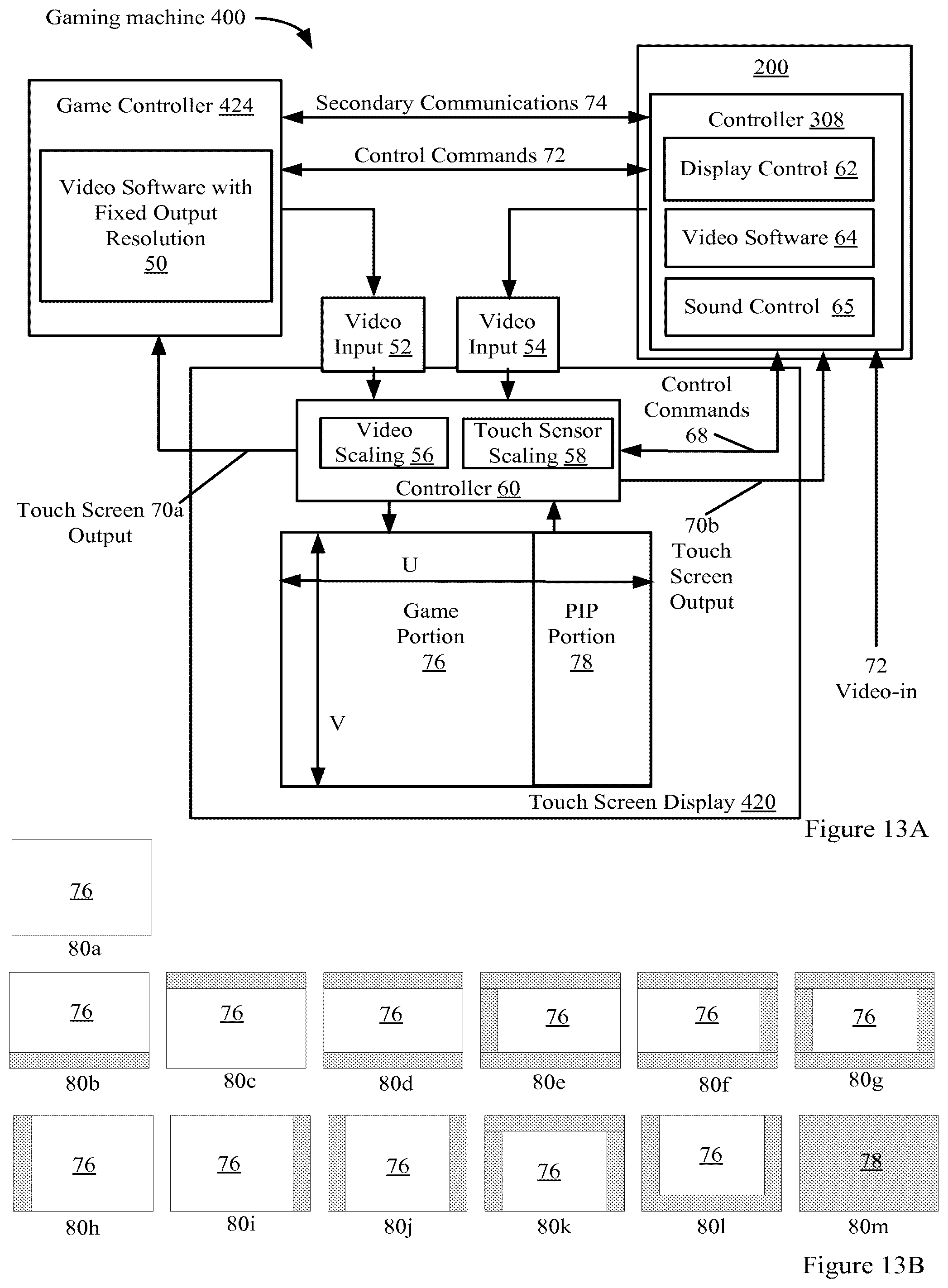 Patent US12567306 Figure 14 – Lottery games on an electronic gaming machine