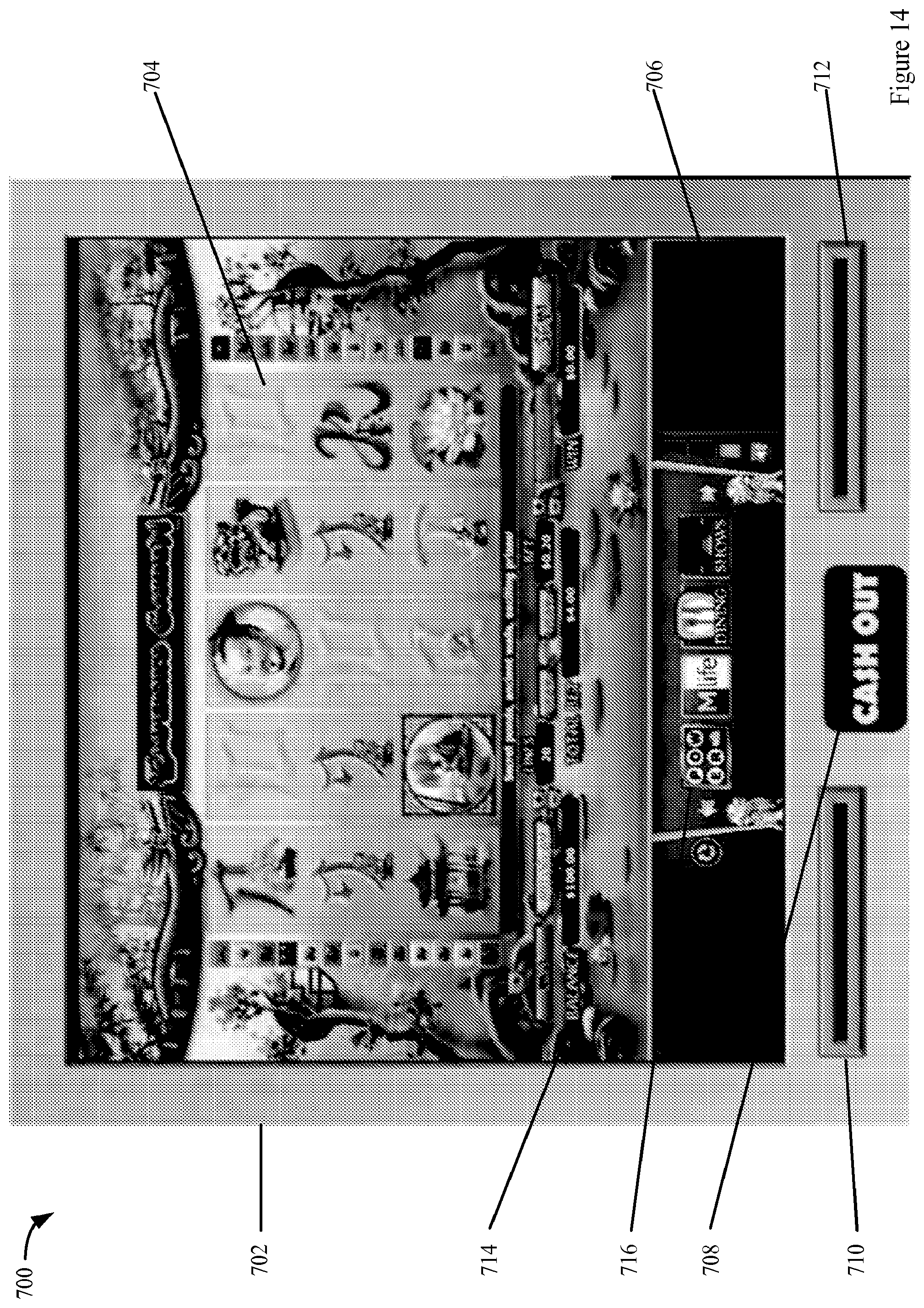 Patent US12567306 Figure 15 – Lottery games on an electronic gaming machine