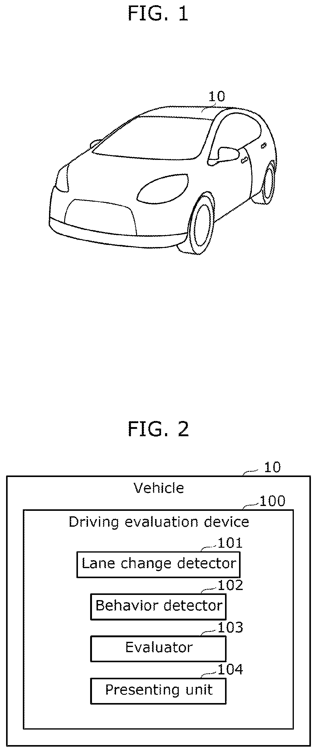 Patent US12567326 — Driving evaluation device and driving evaluation method — Figure 1