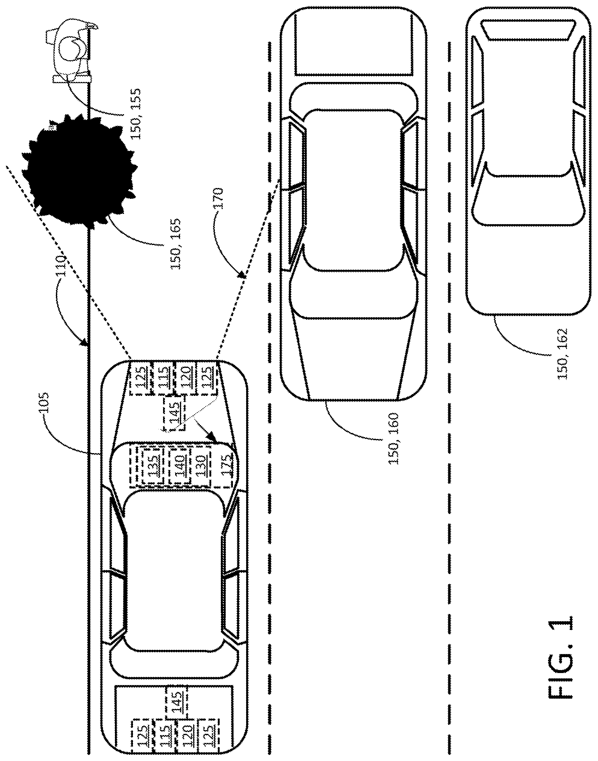Patent US12567331 — Systems and methods to manage tracking of objects through occluded regions — Figure 1