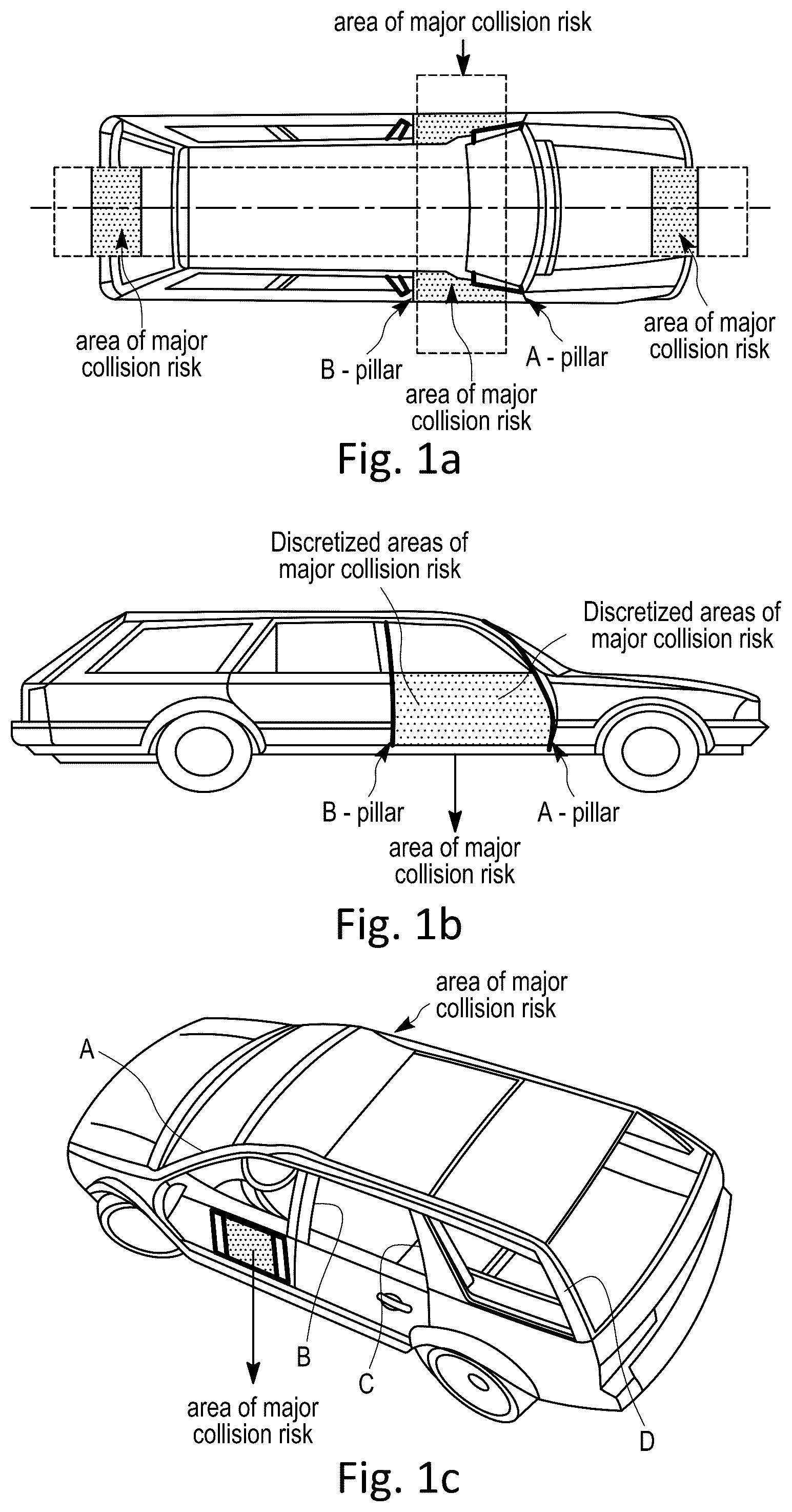 Patent US12567332 — Method of collision point calculation and emergency brake assist deceleration based on the method of collision point calculation — Figure 1