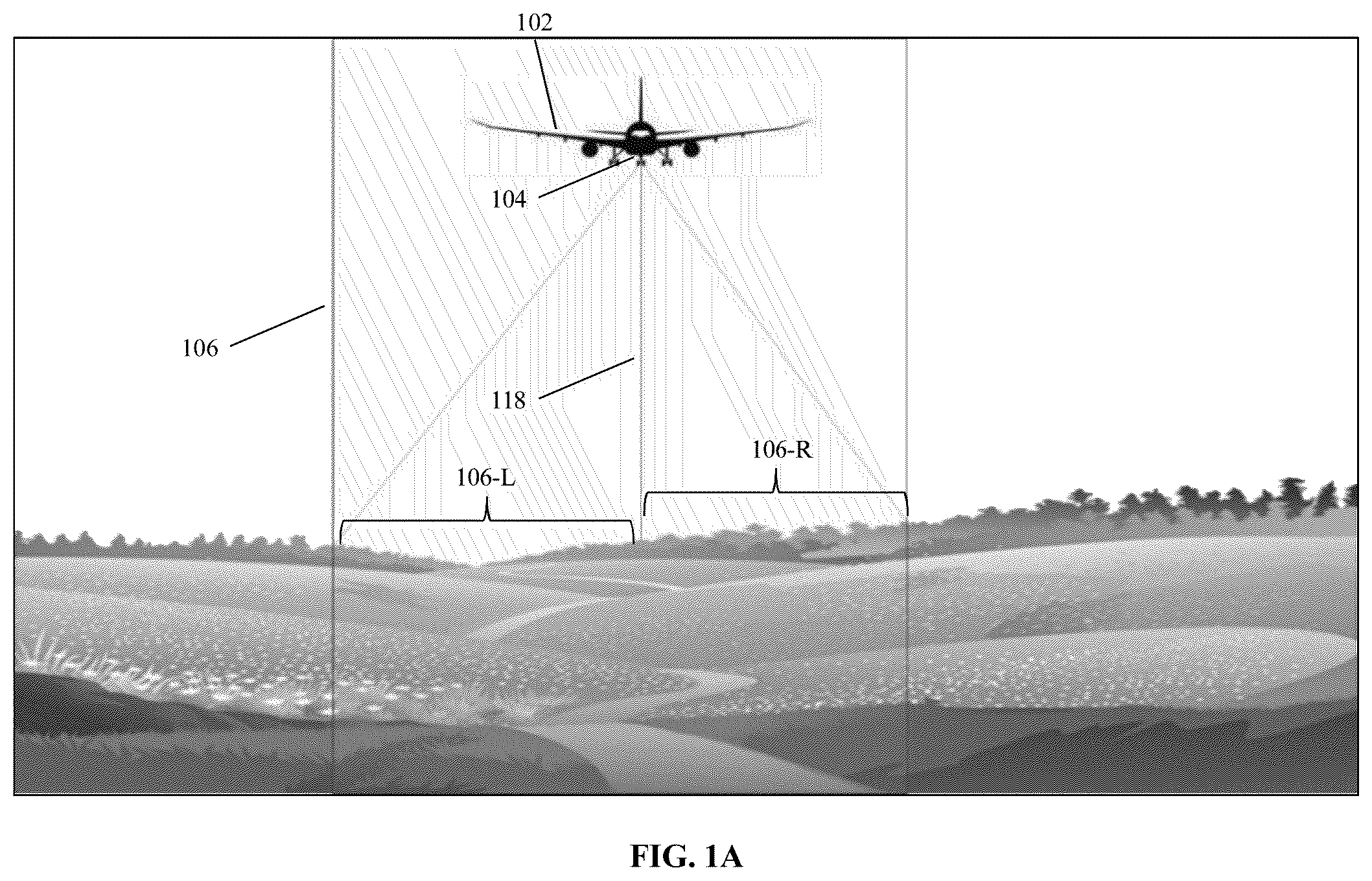 Patent US12567337 — Method and system for swath width normalization during airborne collection of terrain data — Figure 1