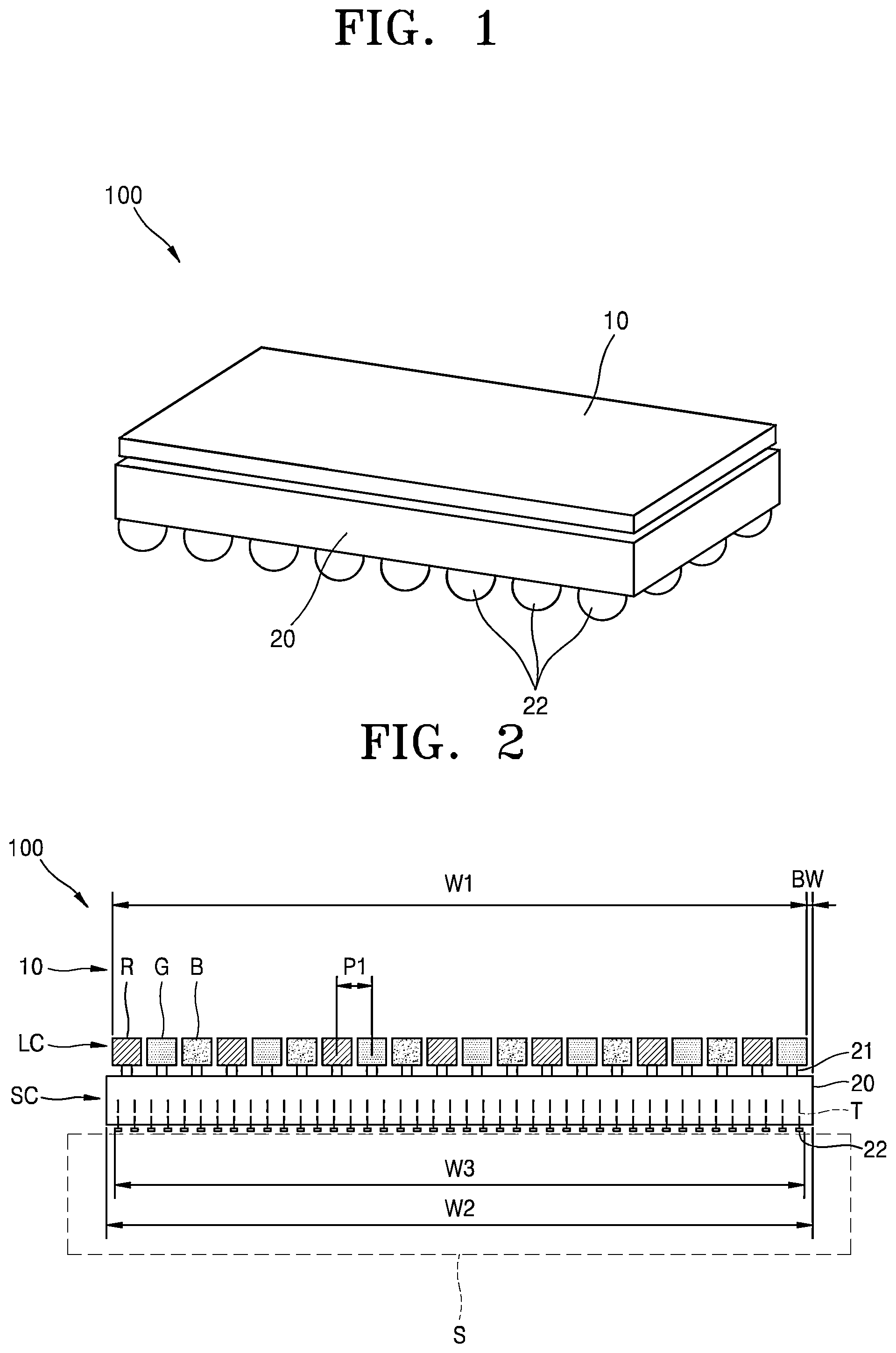Patent US12567360 Figure 1 – Driving package with integrated display and manufacturing method thereof