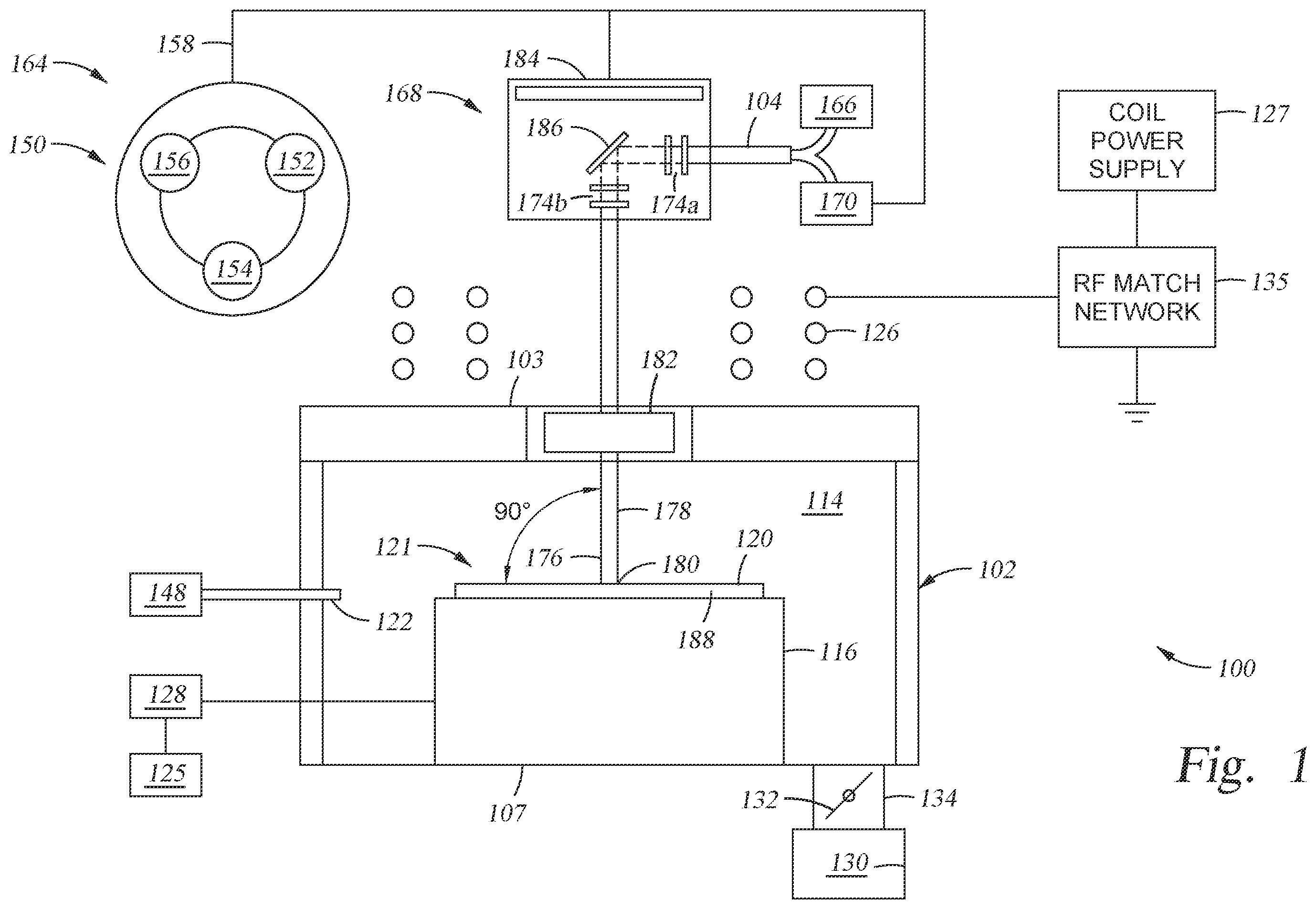 Patent US12567569 — Optical cable for interferometric endpoint detection — Figure 1