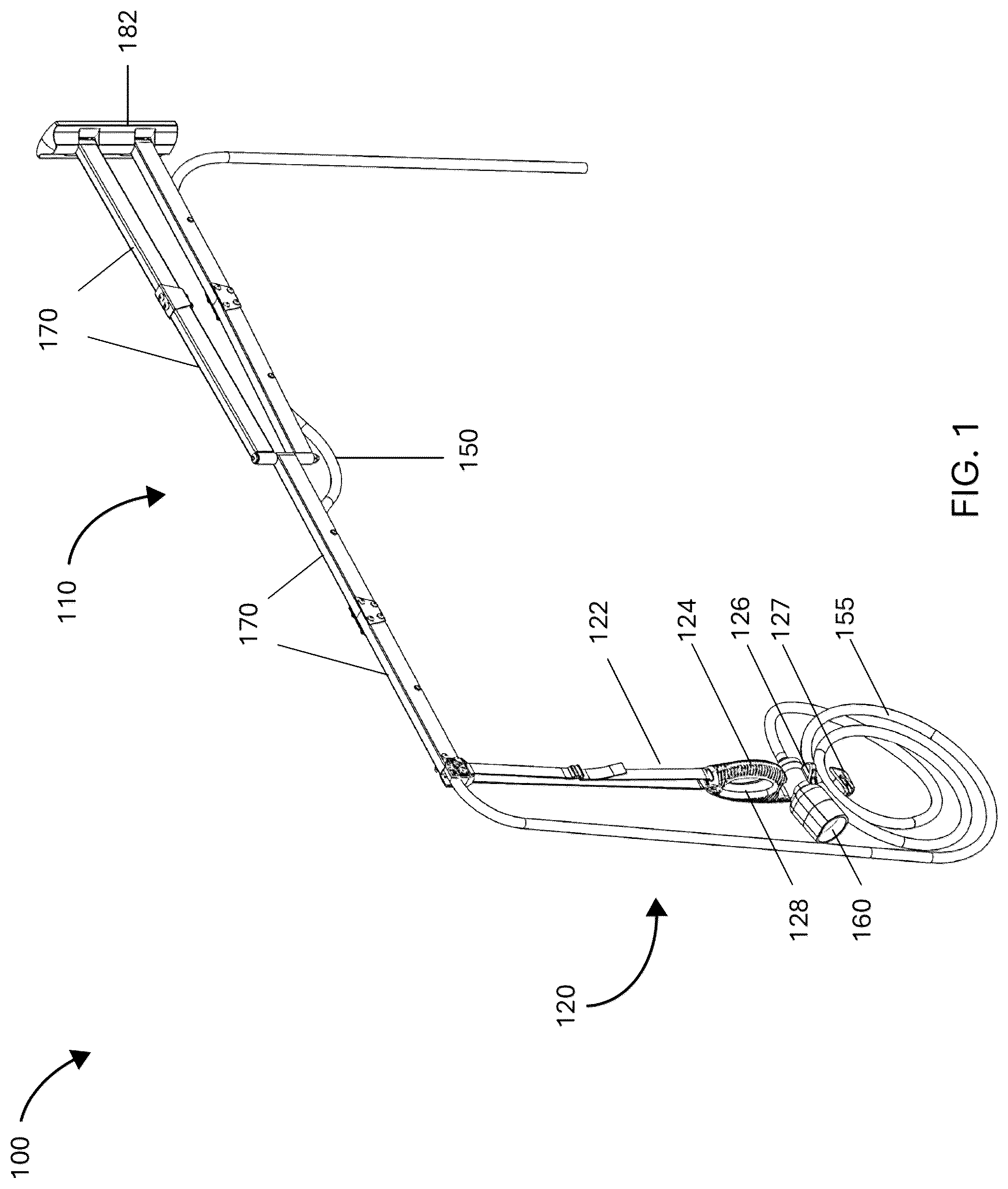 Patent US12567730 — Modular charging cable support arm — Figure 1