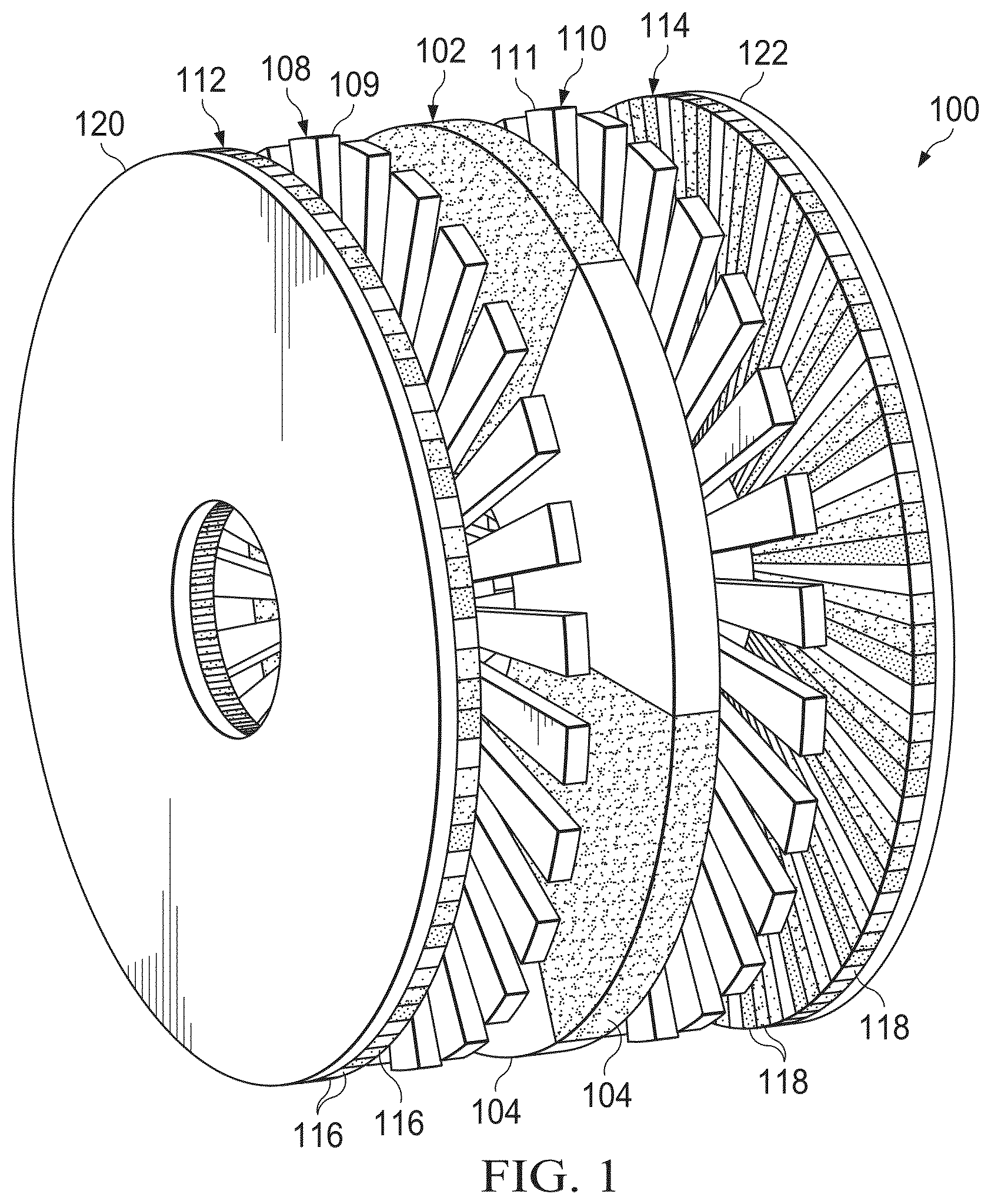Patent US12567789 — Dual-rotor axial flux magnetic gear and related apparatus and systems — Figure 1