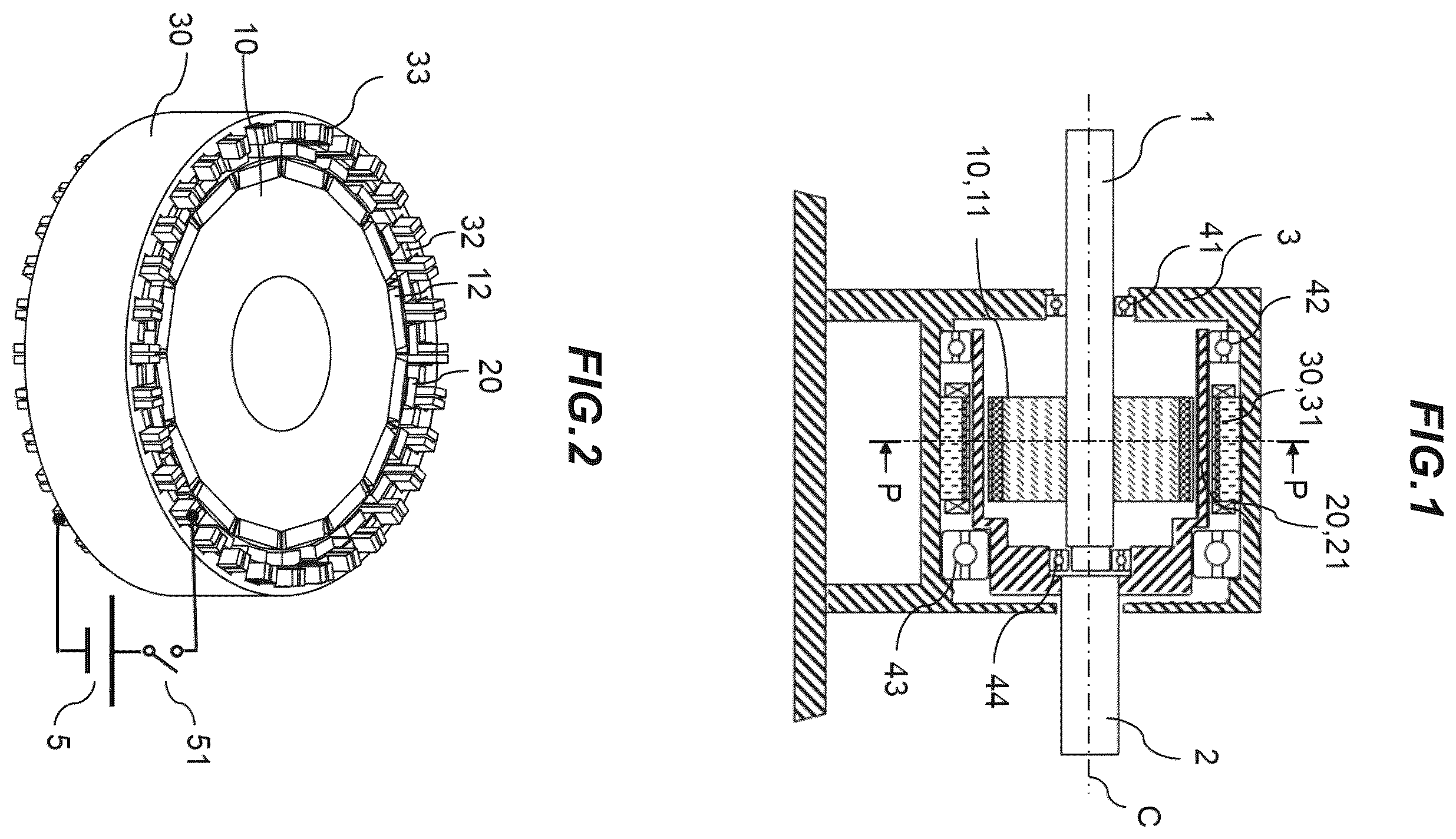 Patent US12567790 Figure 1 – Magnetic flux modulated type magnetic gear