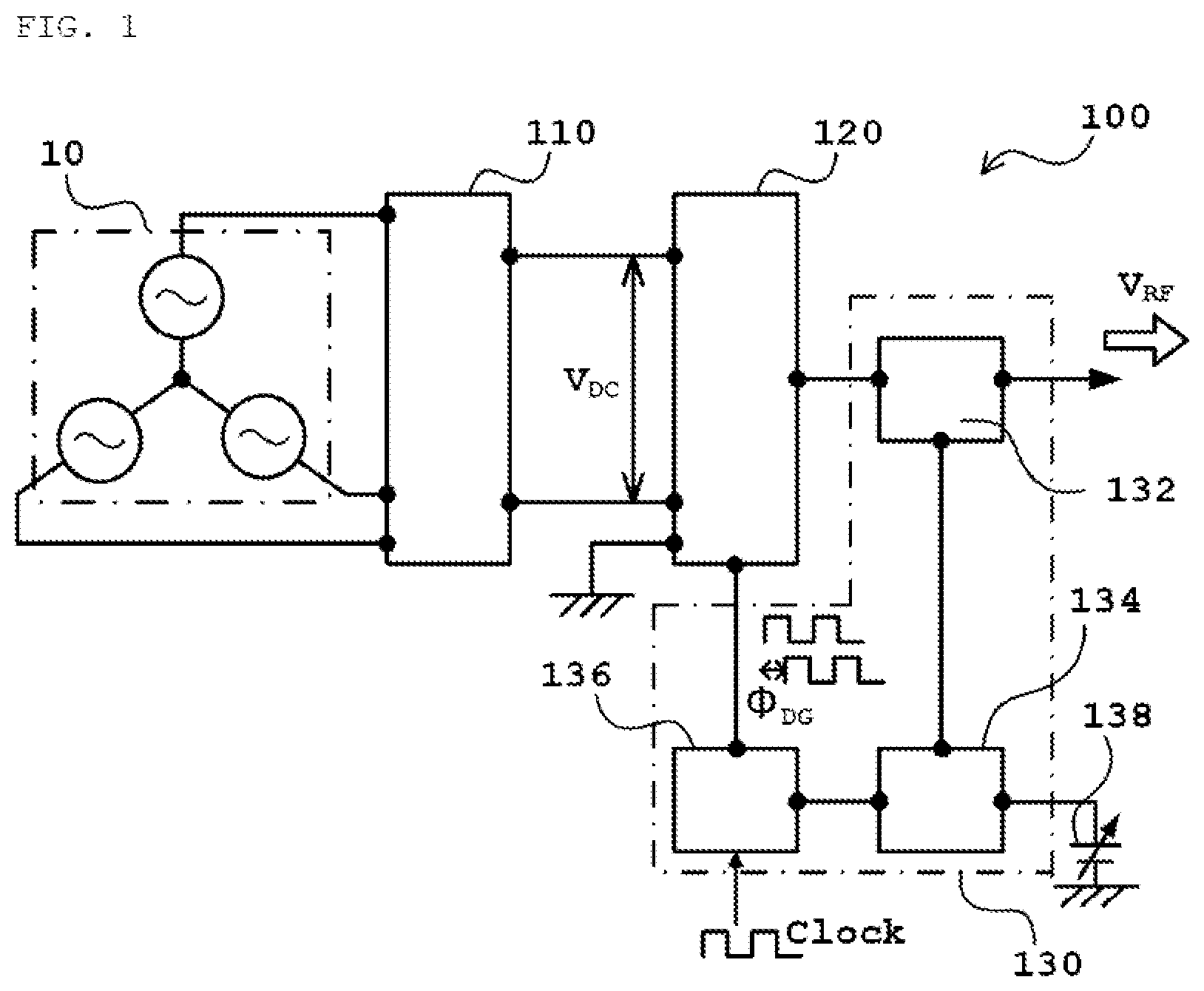 Patent US12567812 Figure 1 – High-frequency power supply device and output control method therefor